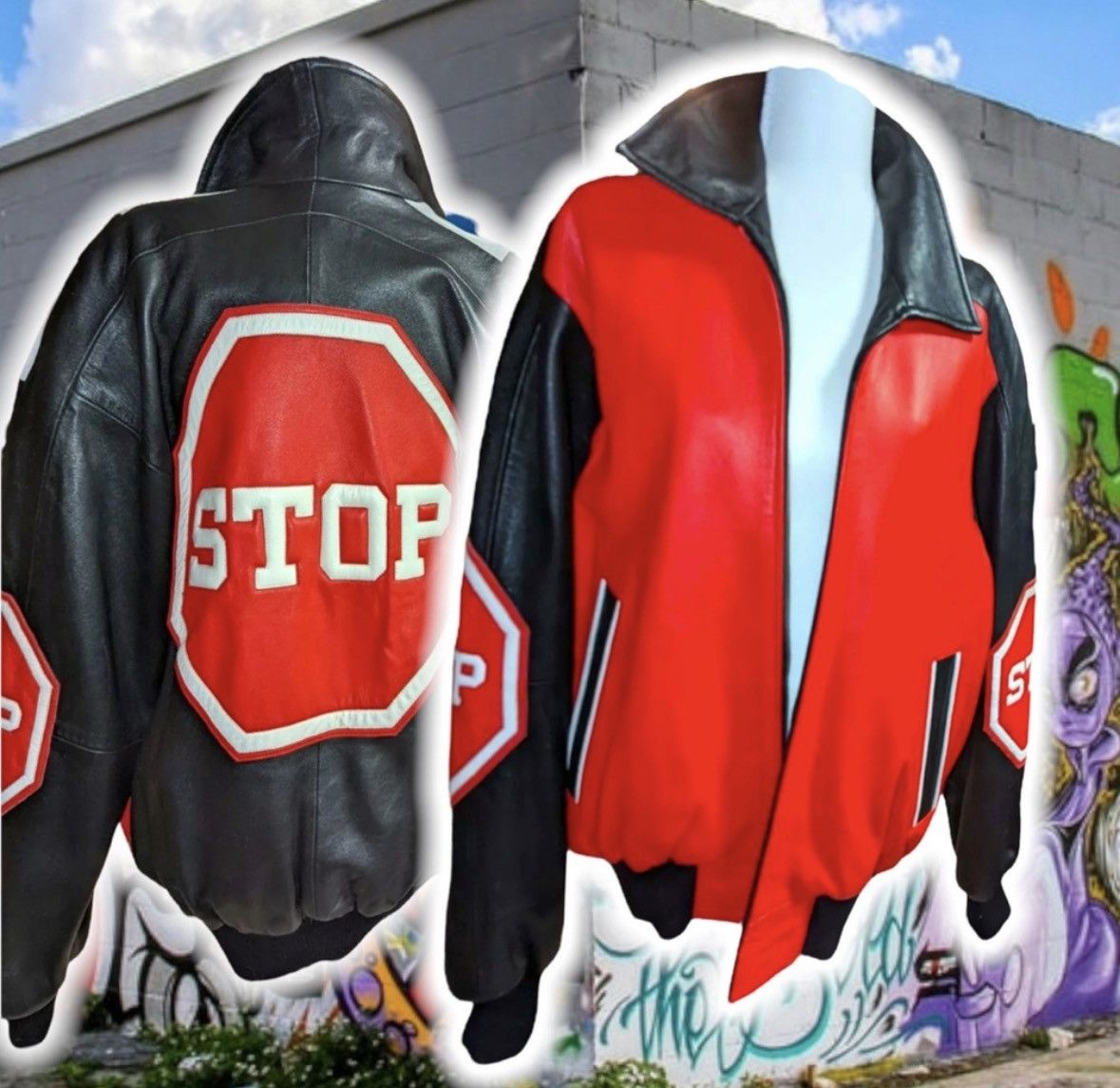 Michael Hoban 💎ViNTaGe 💎 MiCHaeL HoBan Stop SiGN 🛑🪧 JaCKet 🧥 Size US M / EU 48-50 / 2 - 1 Thumbnail
