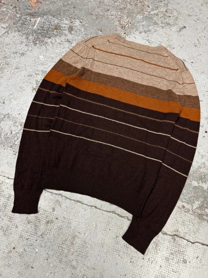 Dolce & Gabbana 2000s Dolce & Gabbana Stripes Orange Brown Sweater Size US S / EU 44-46 / 1 - 9 Thumbnail