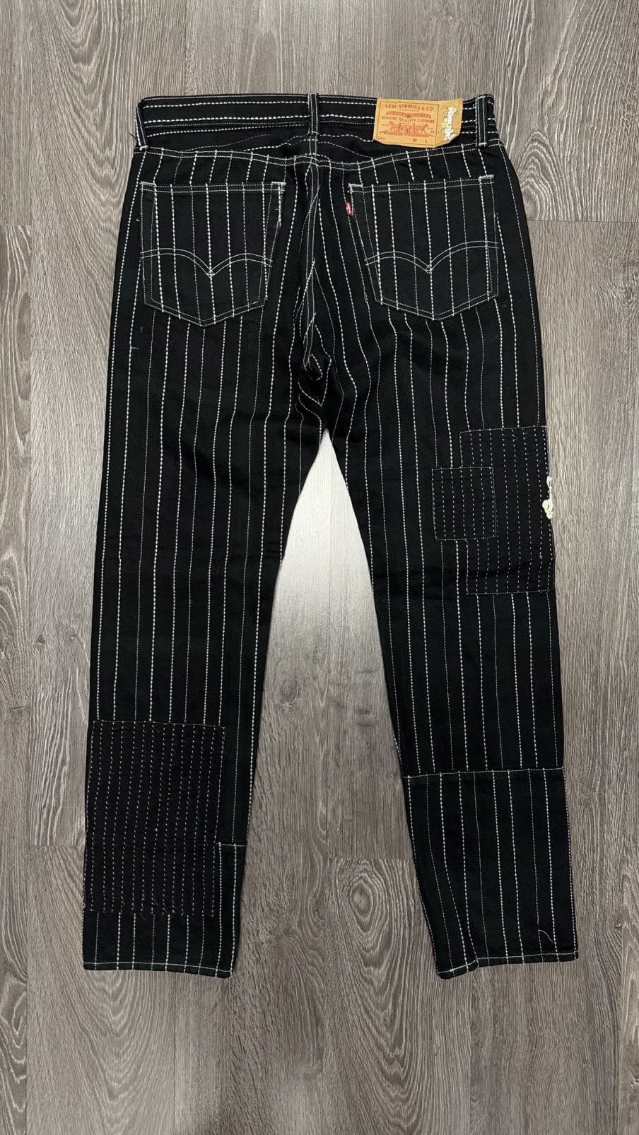 DENIM TEARS Denim Tears Patchwork Pants 36 Size US 36 / EU 52 - 2 Thumbnail