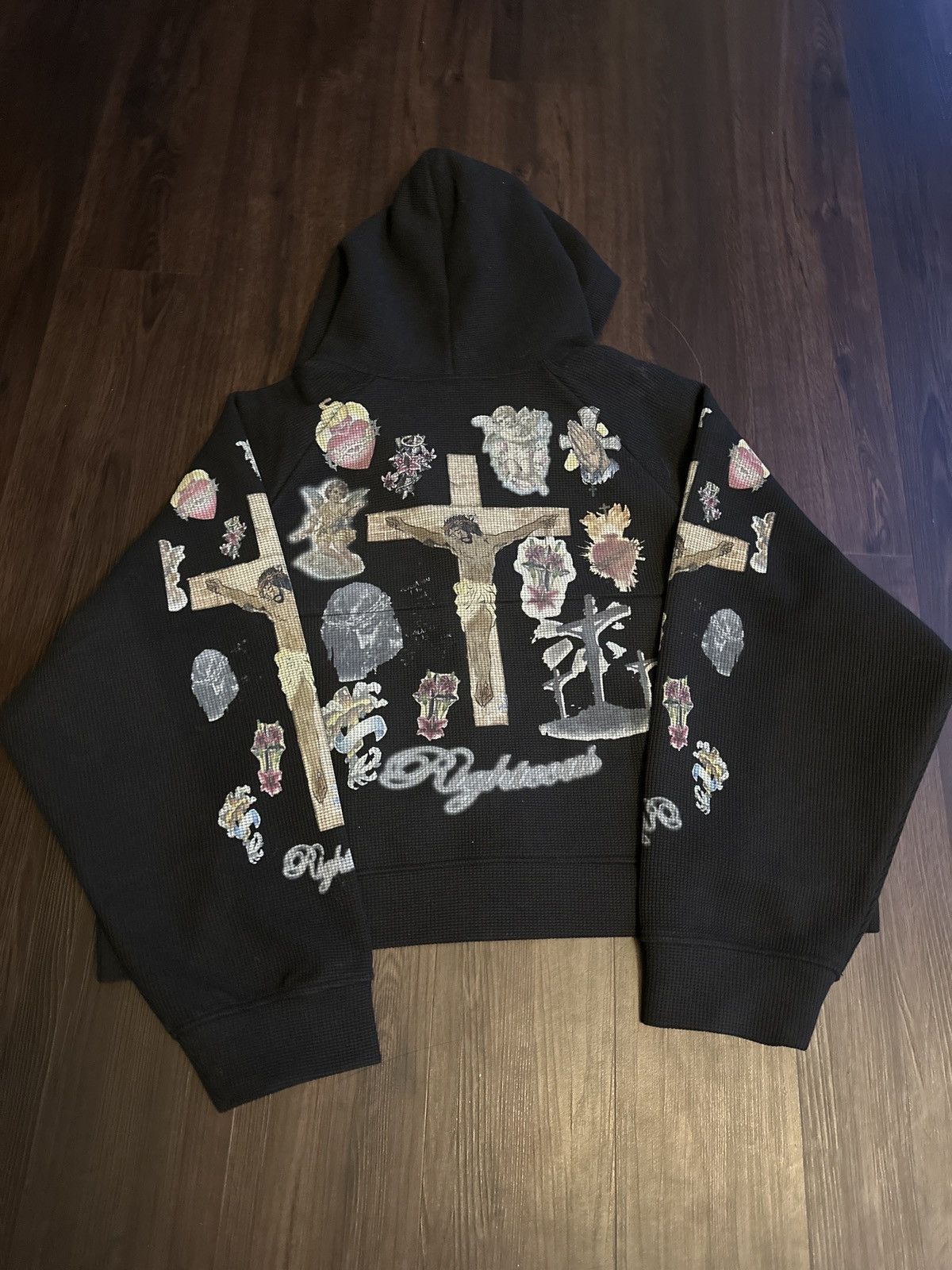 Other Righteous Ultimate Sacrifice Thermal Black Zipup Hoodie Size US M / EU 48-50 / 2 - 2 Thumbnail