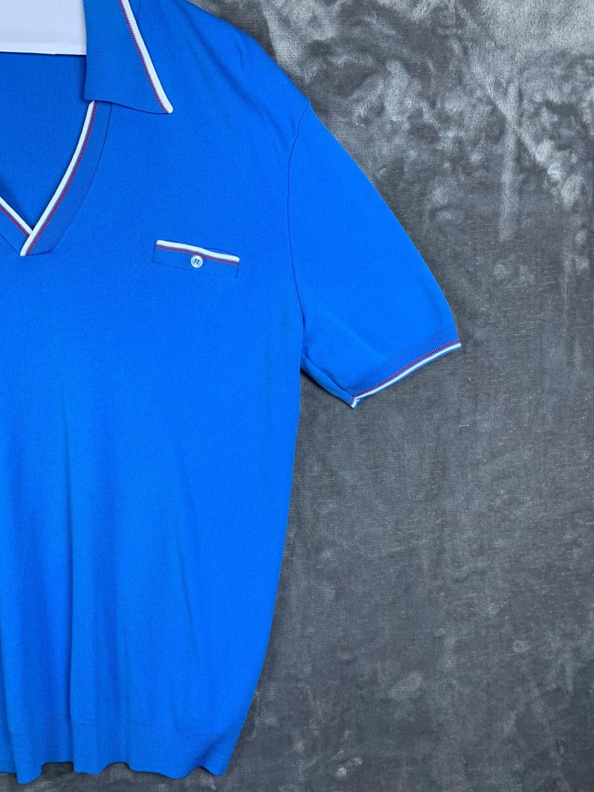 Designer 60s BAN LON HILLSDALE SS POLO Mens XL Royal Wht/Red Trim 279 Size US XL / EU 56 / 4 - 5 Thumbnail