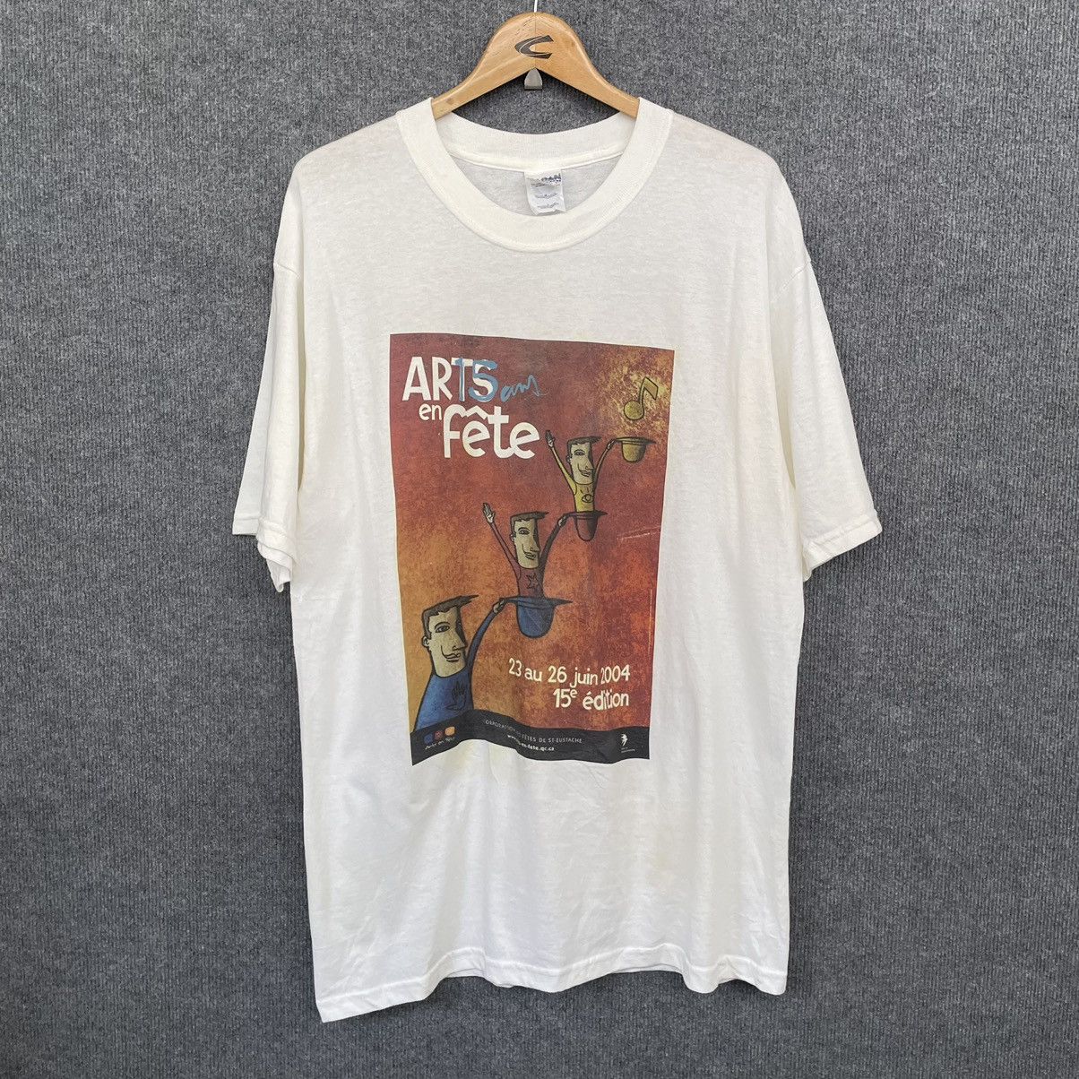 Vintage Vintage 2004 Arts En Fete 15th Edition Arts Festival T Shirt Size US L / EU 52-54 / 3 - 1 Thumbnail