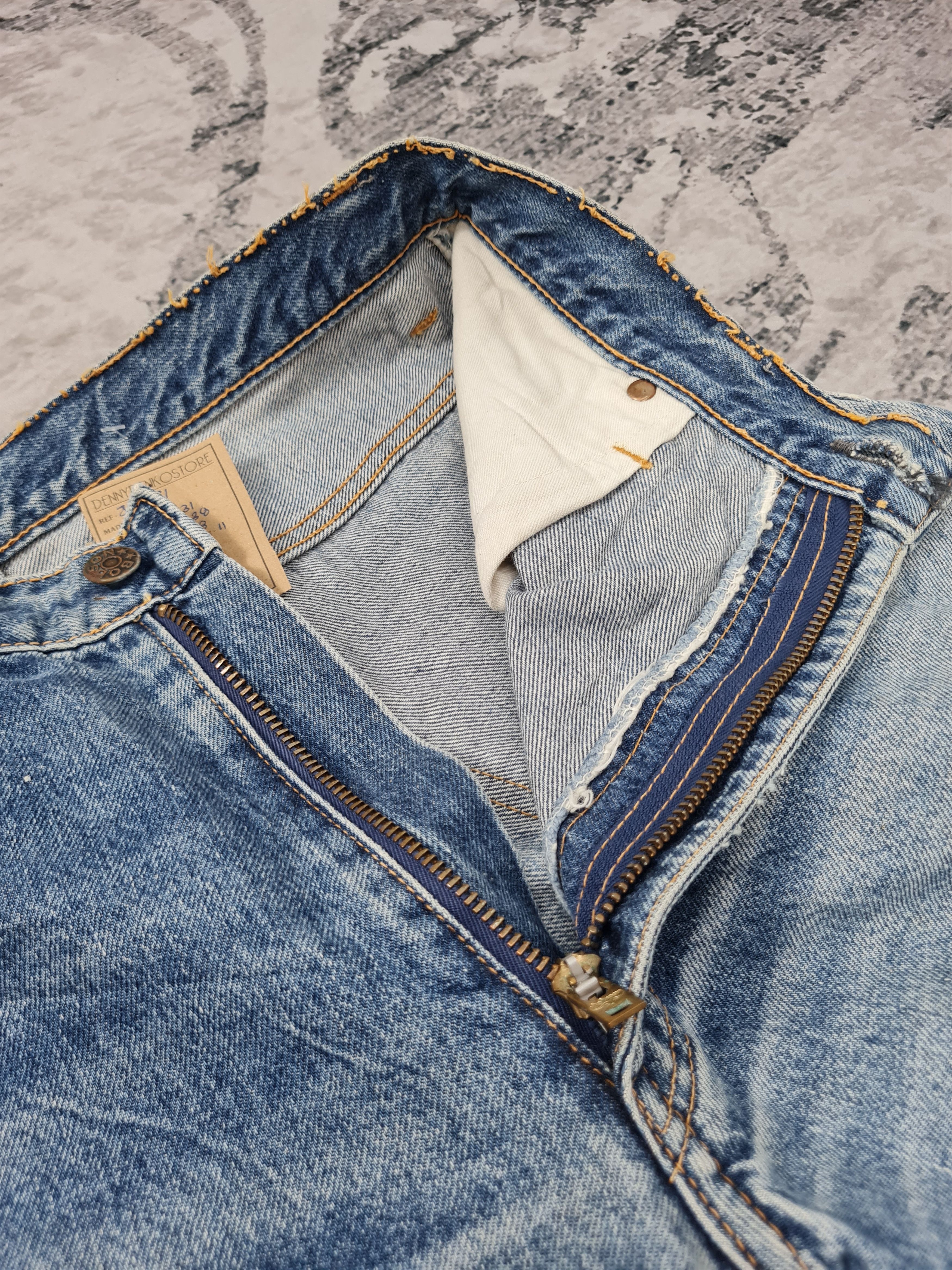 Japanese Brand Vtg BOBSON Cropped Jeans Faded Size 31x28 Jeans JB0131 Size US 31 - 9 Thumbnail