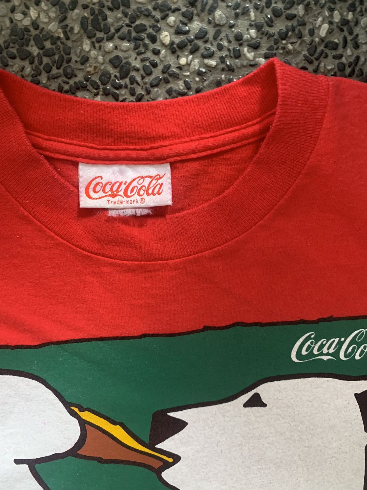 Coca Cola × Vintage Vintage 90s Coke Coca Cola Polar Bear Promo T shirt Size US M / EU 48-50 / 2 - 7 Thumbnail