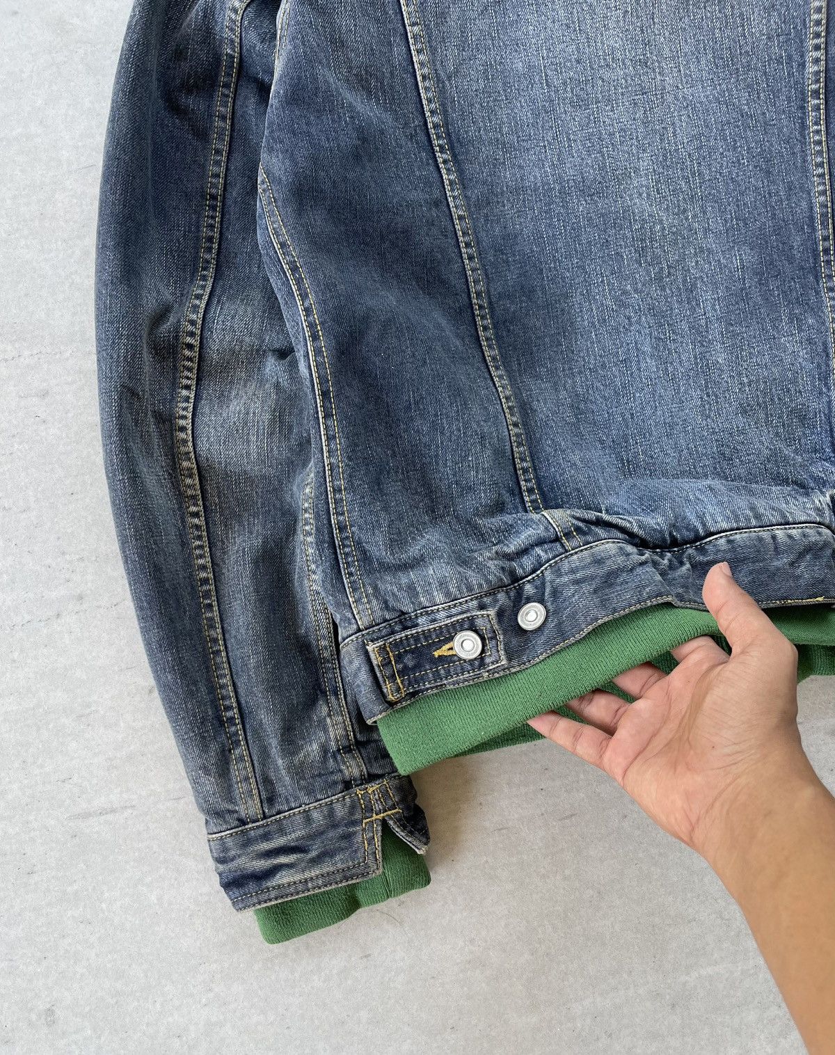 Johnbull 🔥VINTAGE JOHN BULL MEN'S LAYERED DESIGN DENIM TRUCKER JACKET Size US M / EU 48-50 / 2 - 6 Thumbnail