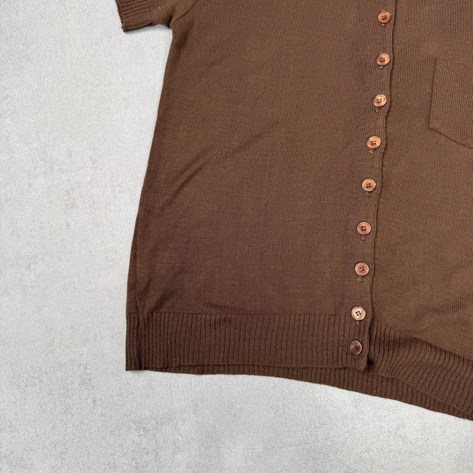 Dolce & Gabbana Vintage Dolce Gabbana Women Brown Sweater Button Up Blouse Size S / US 4 / IT 40 - 8 Thumbnail