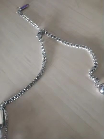 Japanese Brand Titanium Splicing Clavicle Rivet Pendant Necklace Size ONE SIZE - 5 Thumbnail