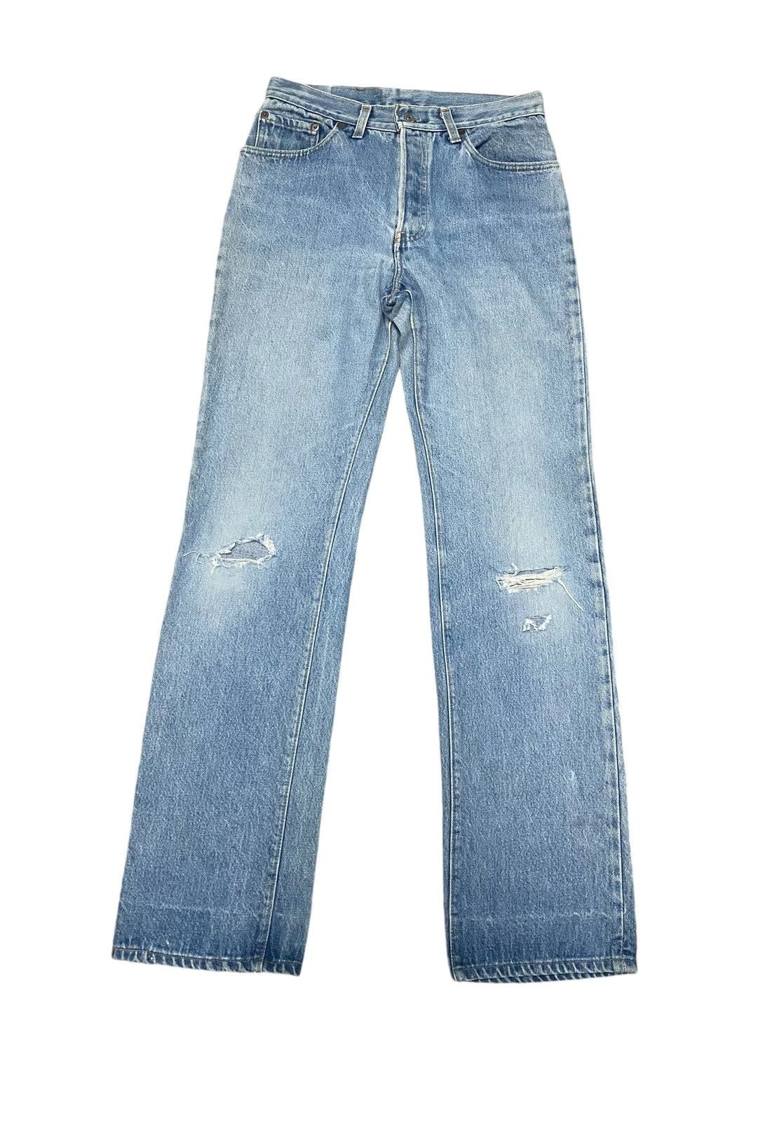 Levi's Vintage Levis 501 faded jeans Size US 29 - 1 Thumbnail