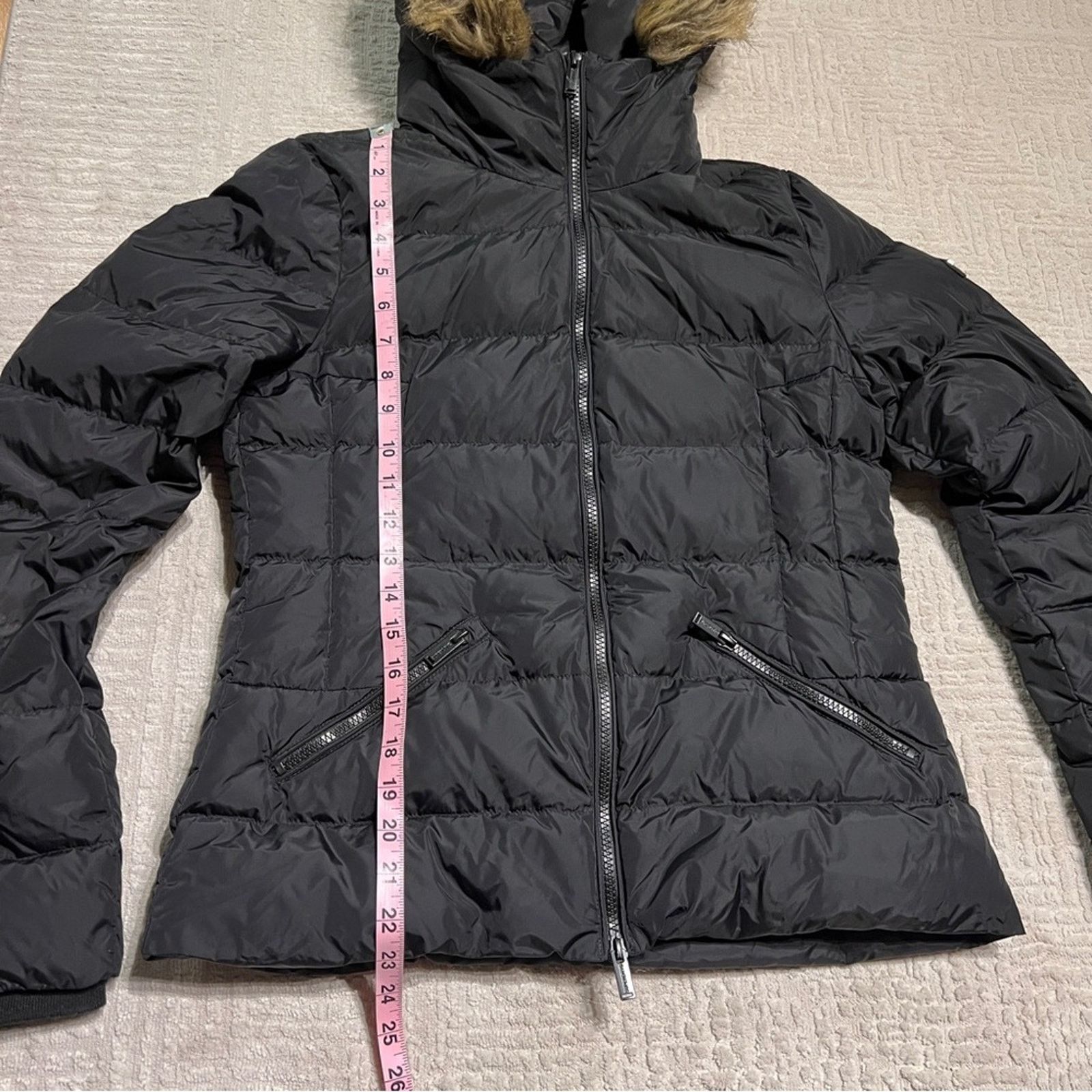 Superdry Superdry Women’s Medium Down Jacket Luxe Fur Size M / US 6-8 / IT 42-44 - 3 Thumbnail