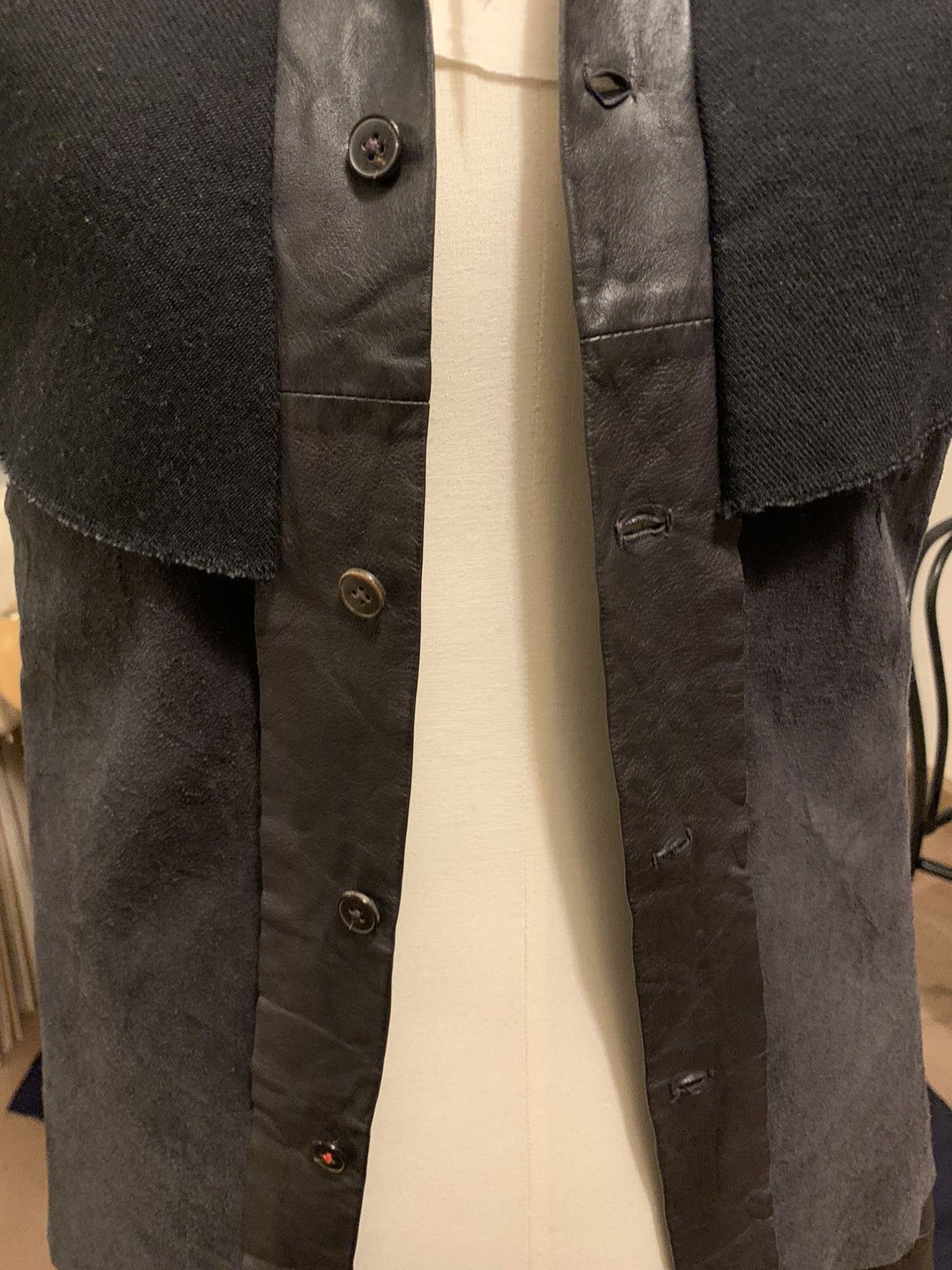 Ma+ Ma+ Leather Shirt EU42 Size US XS / EU 42 / 0 - 8 Thumbnail