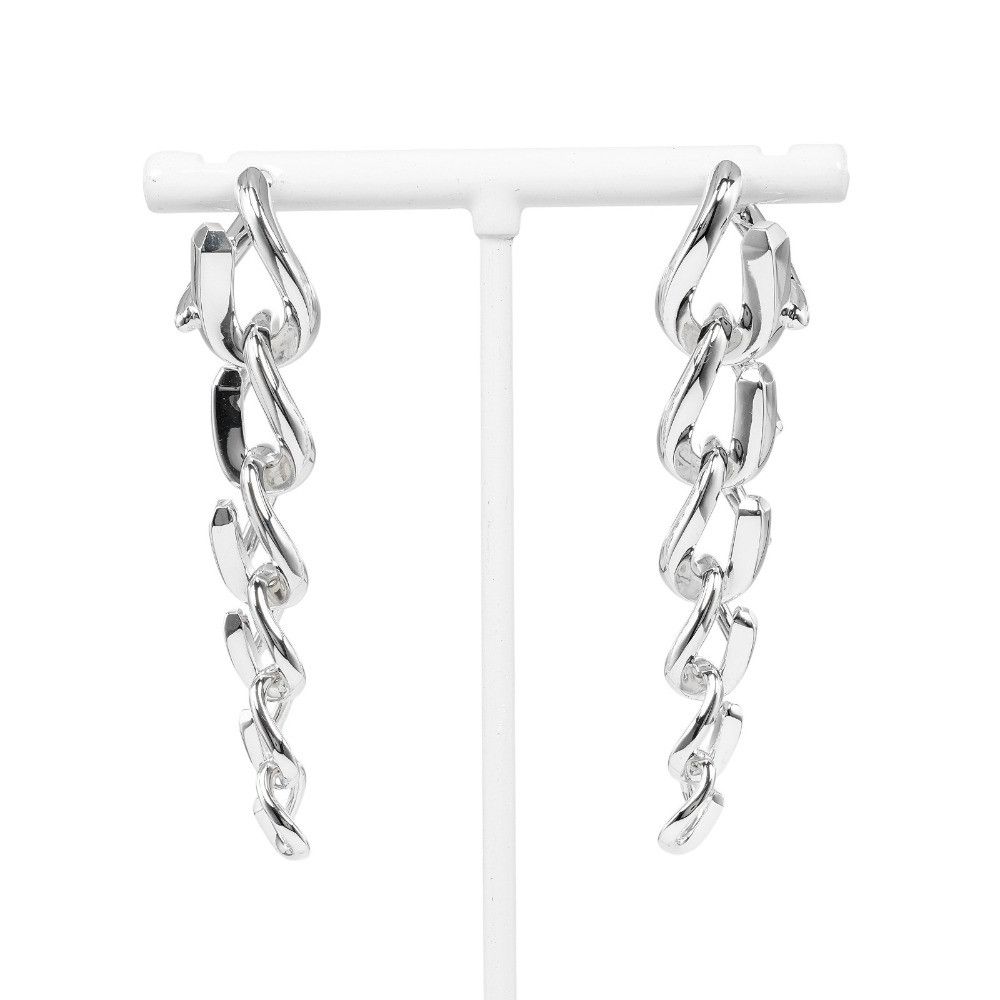 Tiffany & Co. Tiffany & Co. Tiffany & Co. Forged Drop Link Silver 925 Earrings Metal Earrings DUTY FREE for USA Size ONE SIZE - 1 Thumbnail