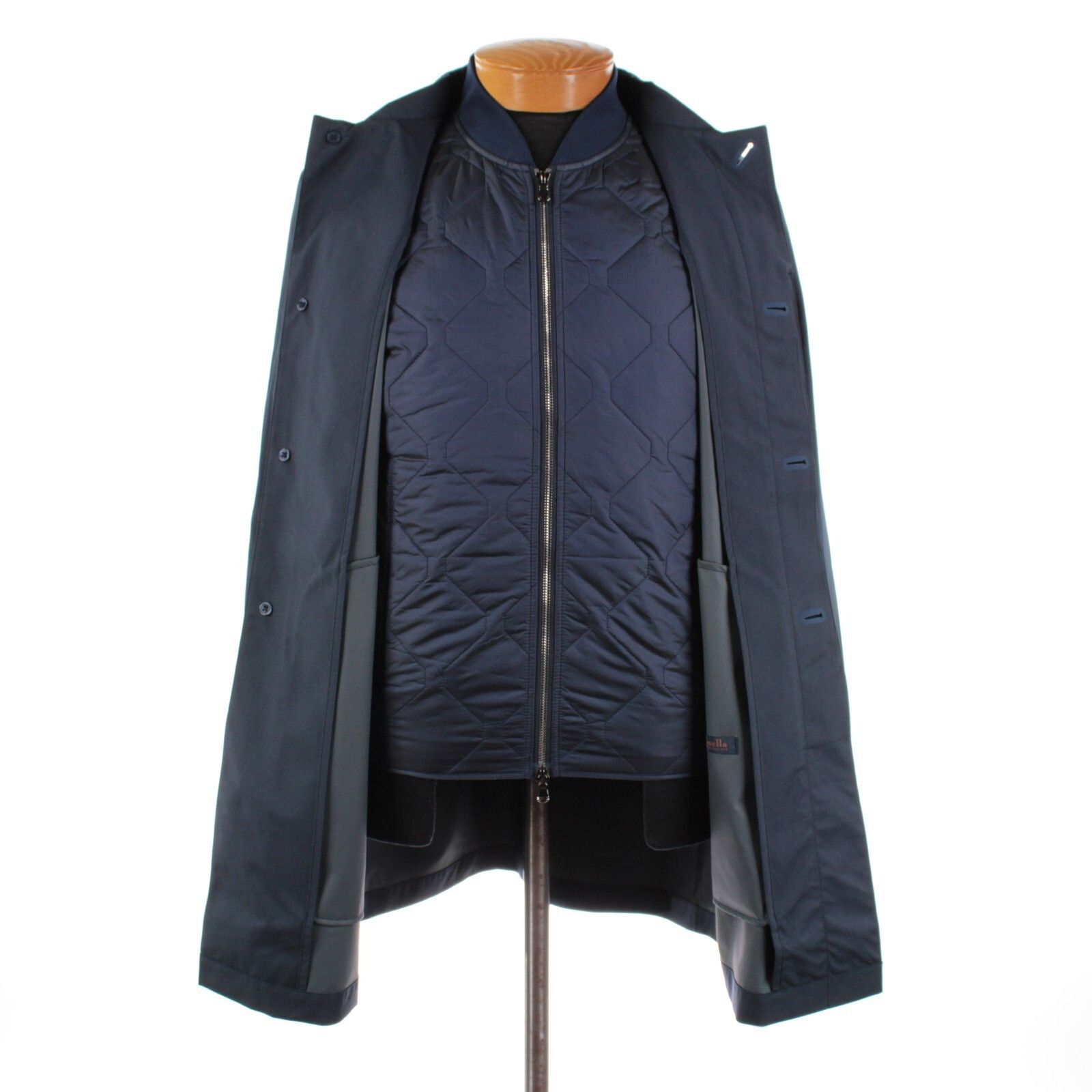 Zanella Zanella Jacket Size M US In Blue Polyester Size US M / EU 48-50 / 2 - 6 Thumbnail