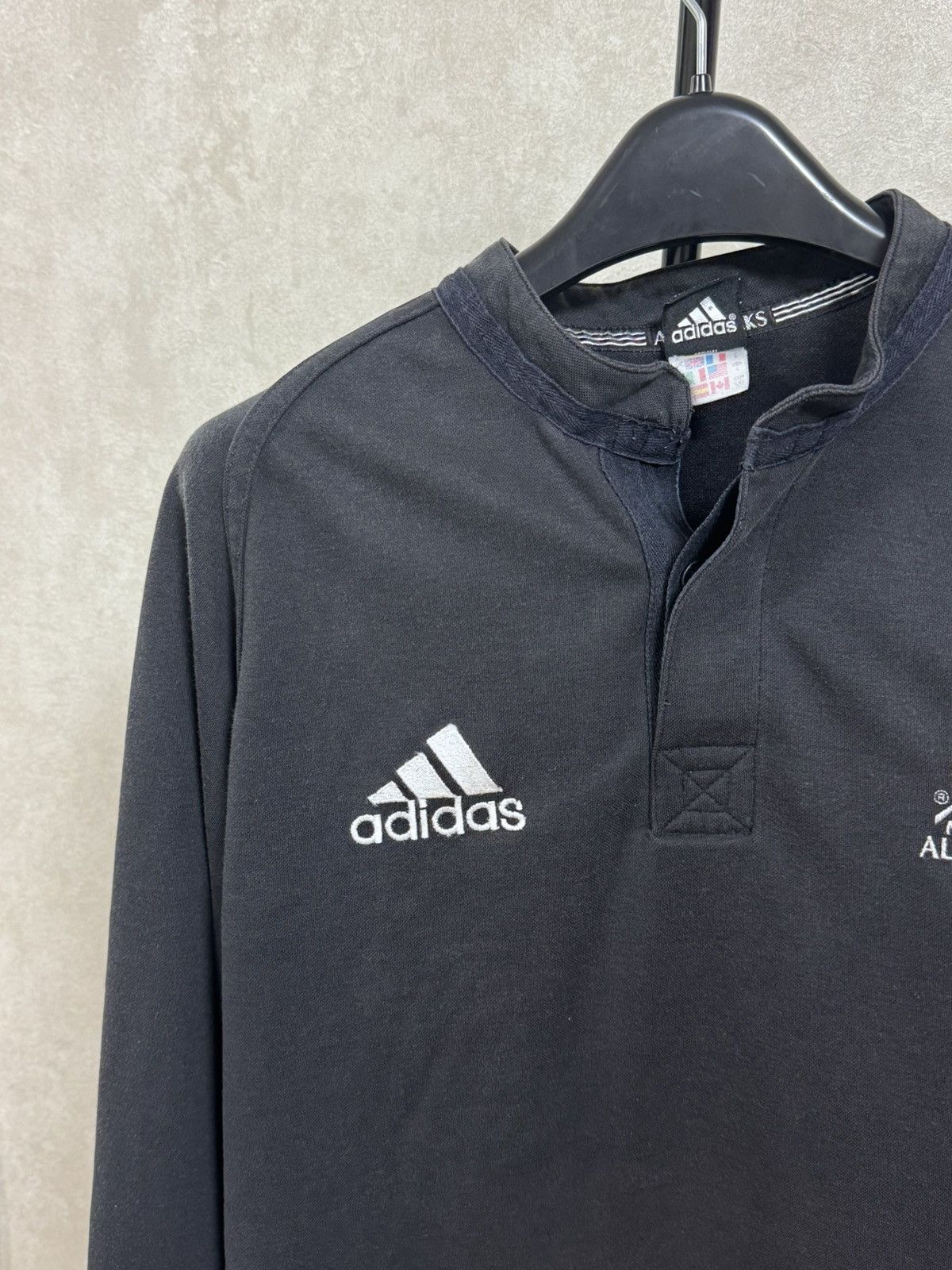 Adidas Rare Vintage Adidas New Zealand All Blacks Rugby Jersey Size US L / EU 52-54 / 3 - 5 Thumbnail