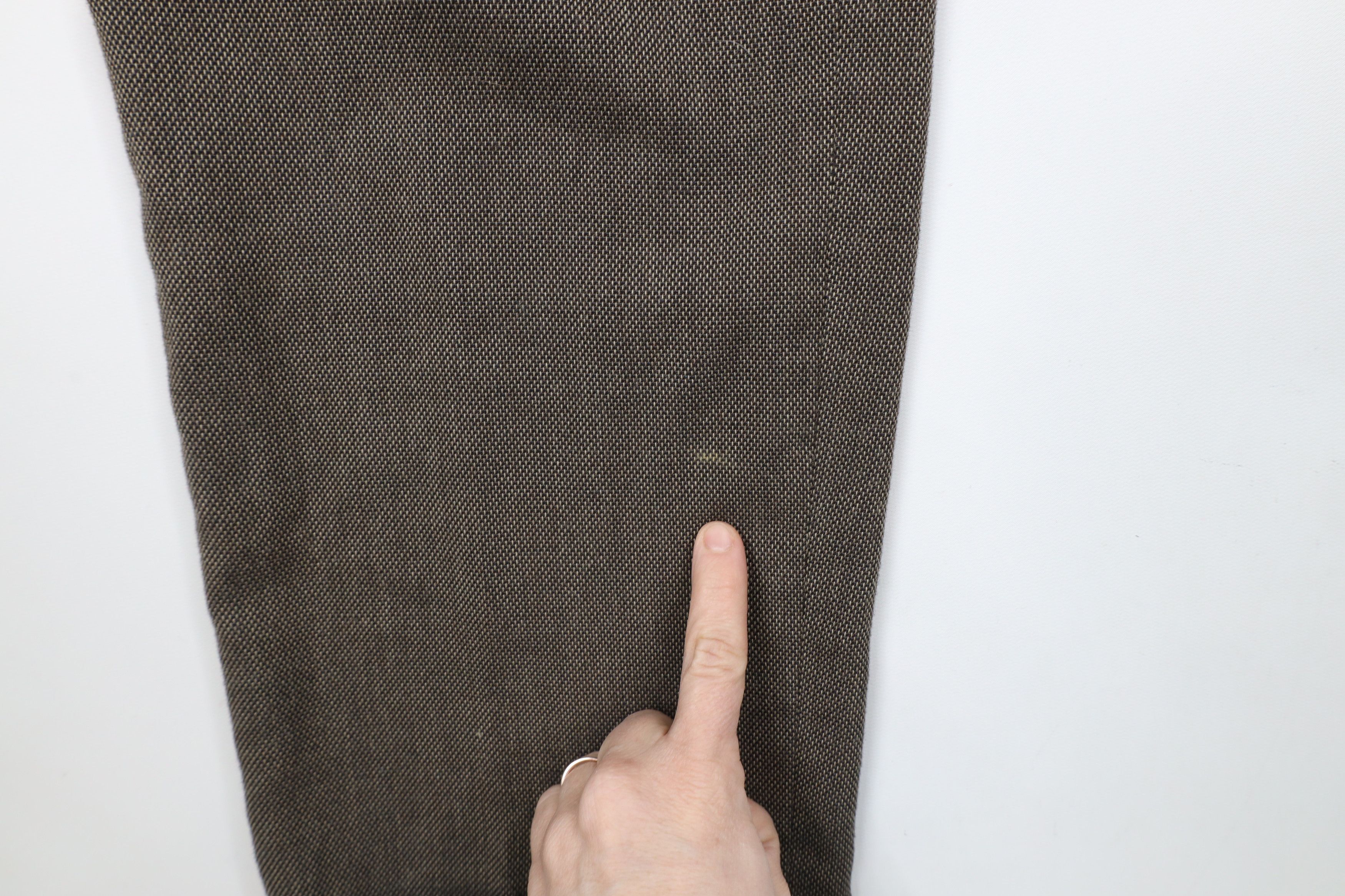 Vintage Vintage 90s Streetwear Rayon Blend Tweed Wide Leg Pants Size US 34 / EU 50 - 6 Thumbnail