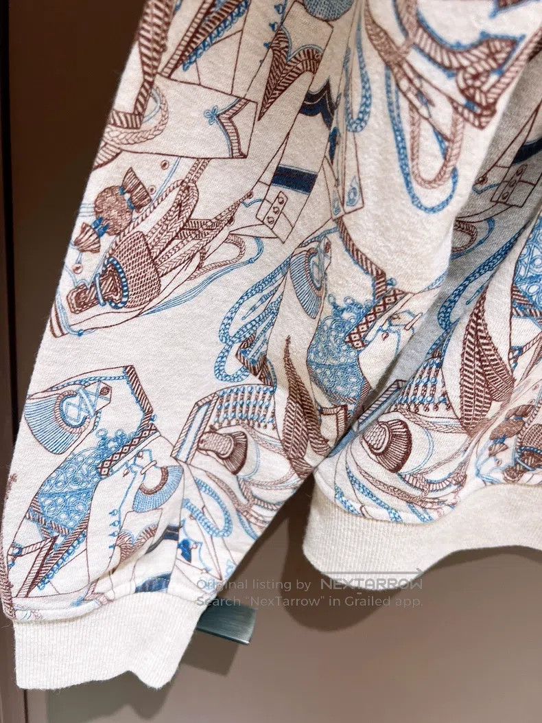 Hermes Hermes Left Aifu and Dragon Knight Printed Sweatshirt Size XS / US 0-2 / IT 36-38 - 5 Thumbnail