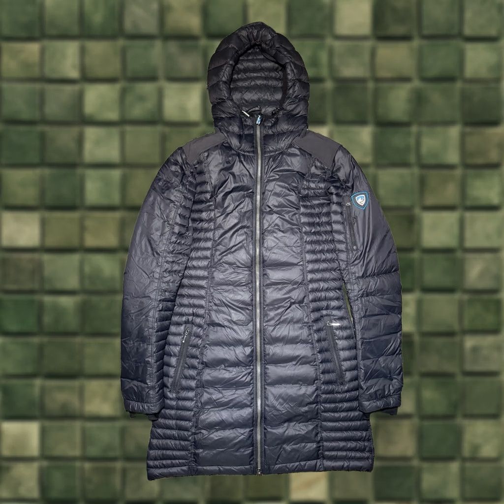 Vintage Kuhl Down Parka Jacket Coat Spyfire Projekt Hooded Puffer Women’s Size XS Black Size XS / US 0-2 / IT 36-38 - 1 Thumbnail