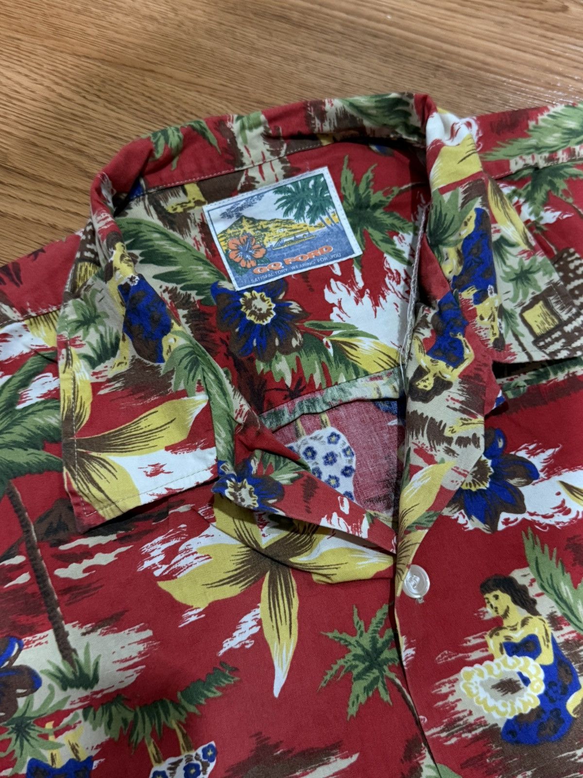 Other GQ FORD button up rare hawaii Size US XL / EU 56 / 4 - 2 Thumbnail