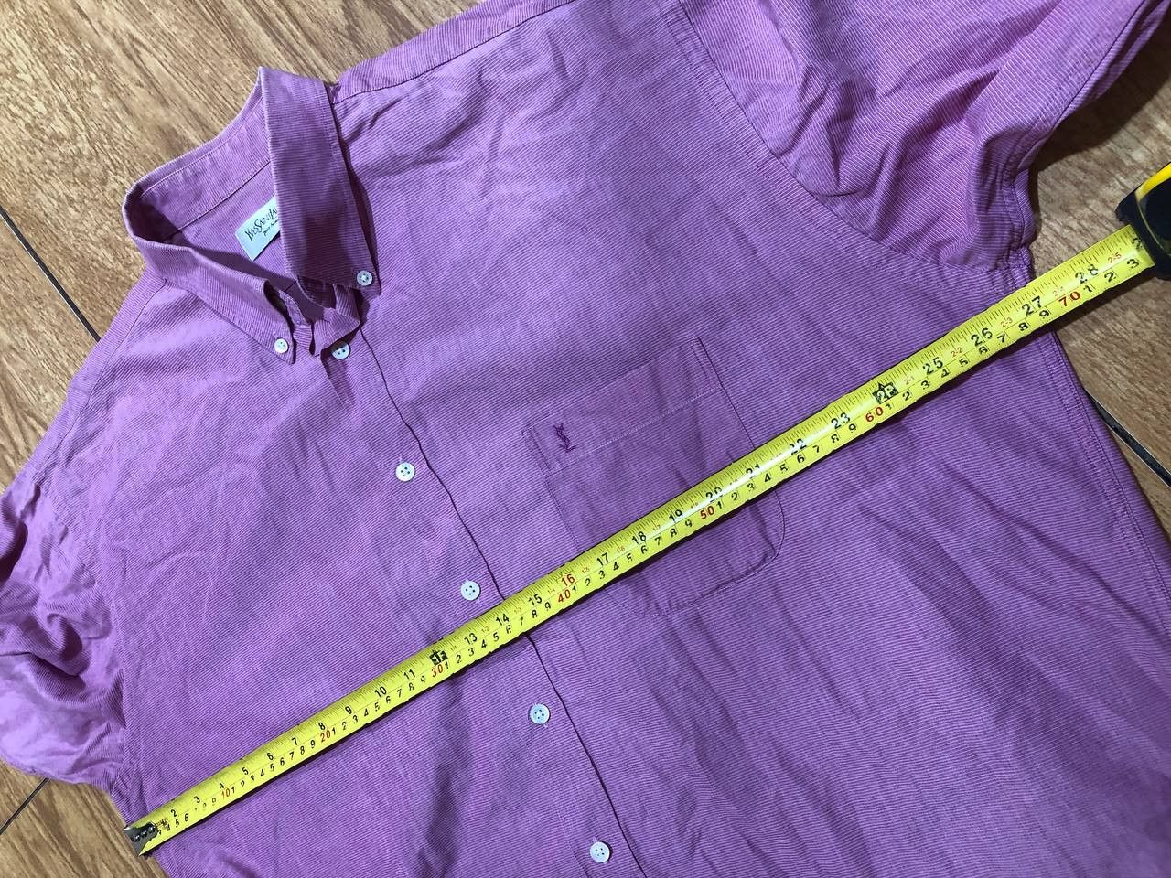 Yves Saint Laurent Luxury Yves Saint Laurent Y2K Logo Shirt Size XL Size US XL / EU 56 / 4 - 11 Thumbnail