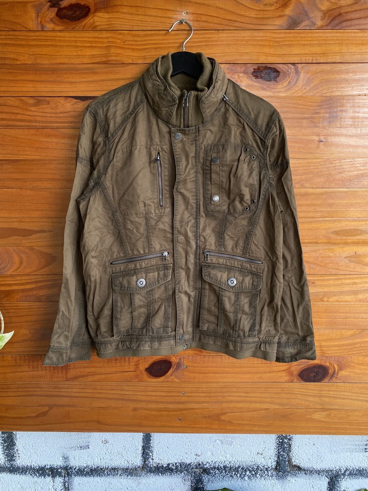Japanese Brand Roushatte Authentic Shell Garments Brown Utility Jacket Size US M / EU 48-50 / 2 - 3 Thumbnail