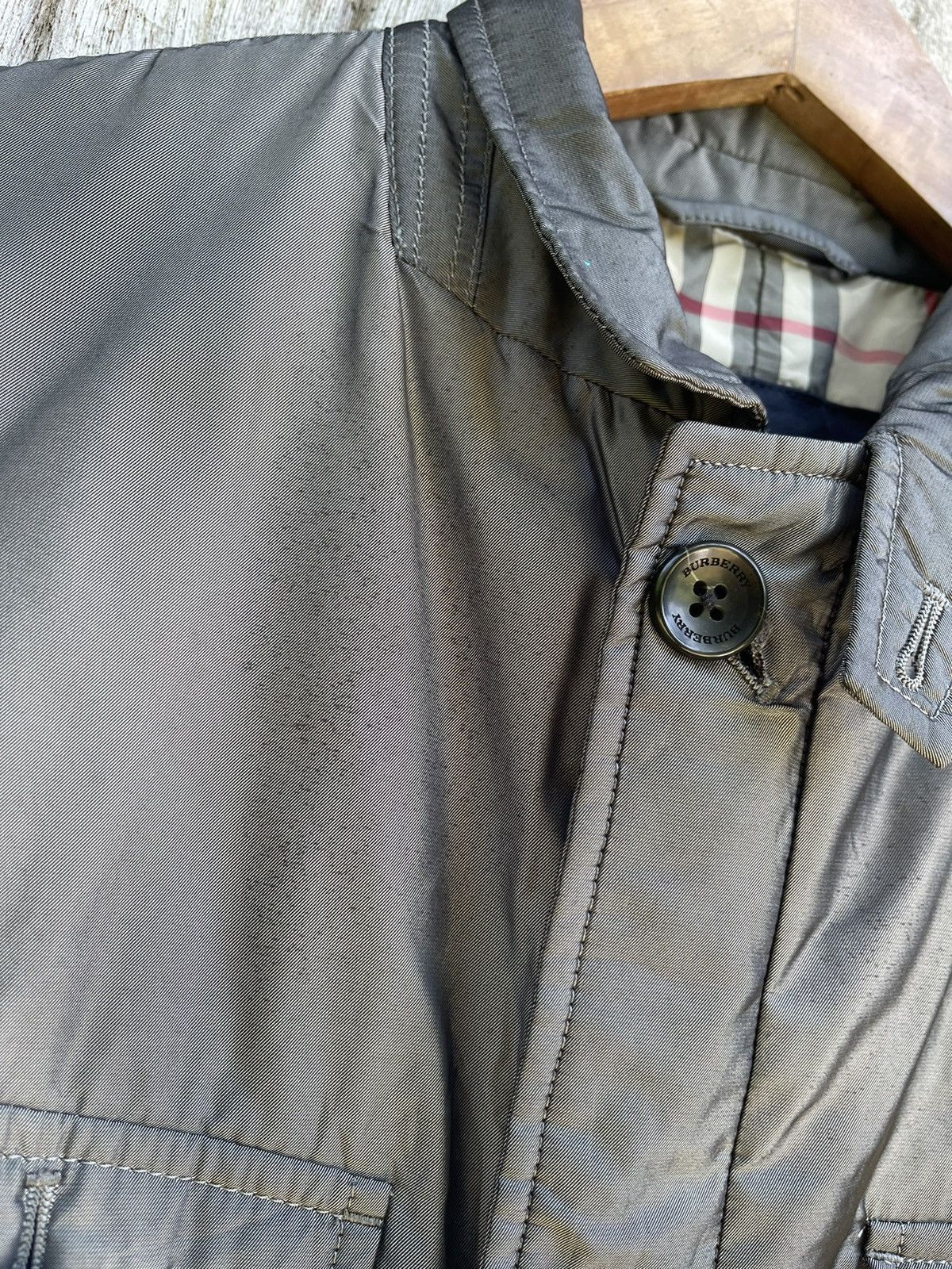 Burberry Burberry London Waxed Field Jacket – Grey Size M / US 6-8 / IT 42-44 - 3 Thumbnail