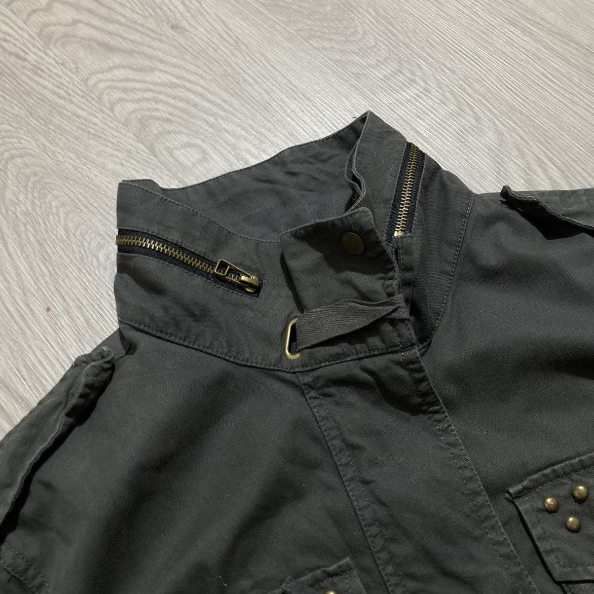 Japanese Brand 2000s Codes Combine Poem Parka Military Jacket Green Punk Size US M / EU 48-50 / 2 - 14 Thumbnail