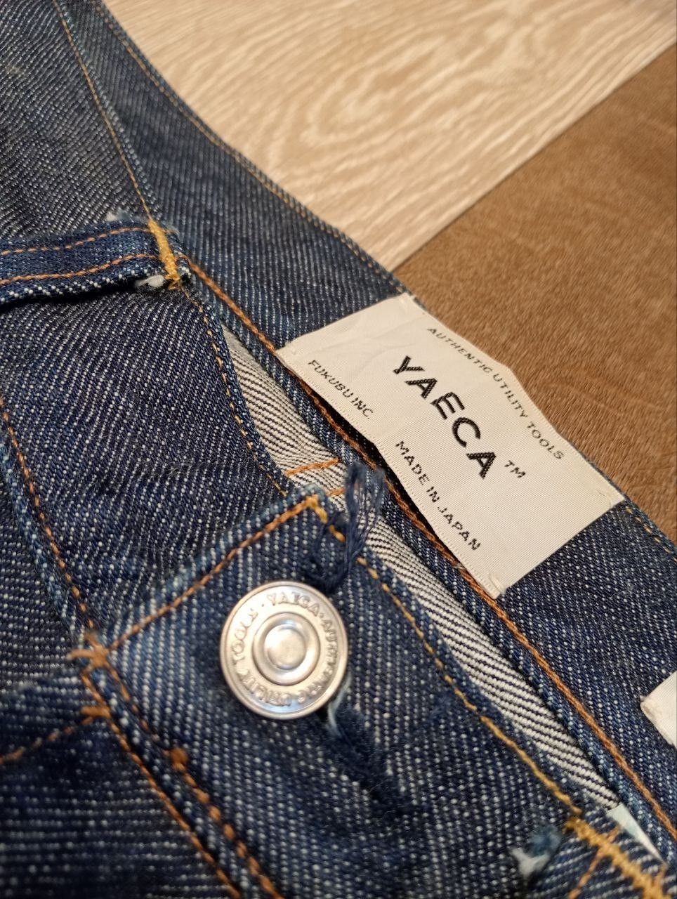 YAECA YAECA JAPAN 7-13W EXCLUSIVE FABRIC INDIGO DENIM PANTS Size US 29 - 5 Thumbnail