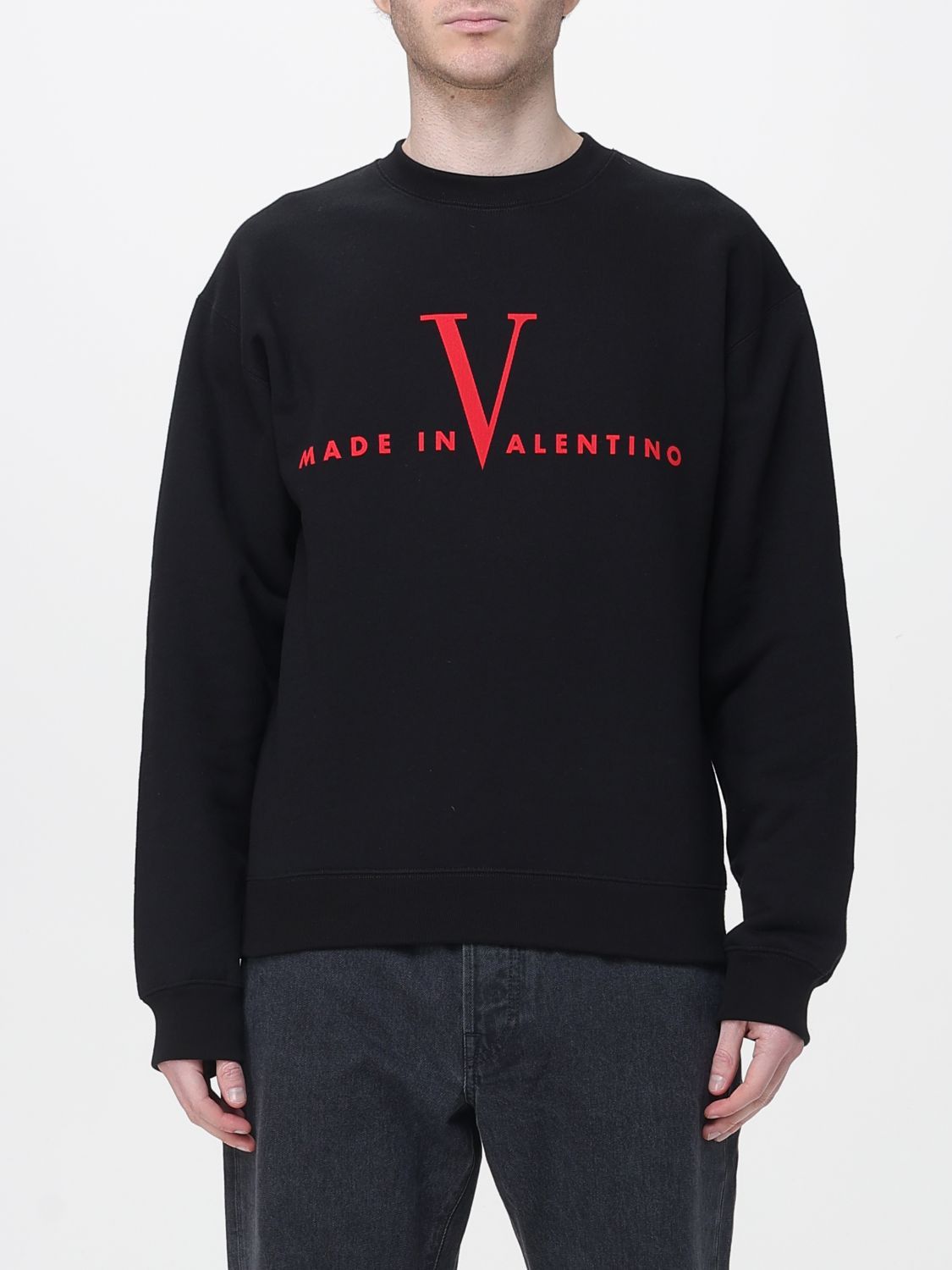 Valentino Valentino Sweatshirt Men Black Size US M / EU 48-50 / 2 - 1 Thumbnail