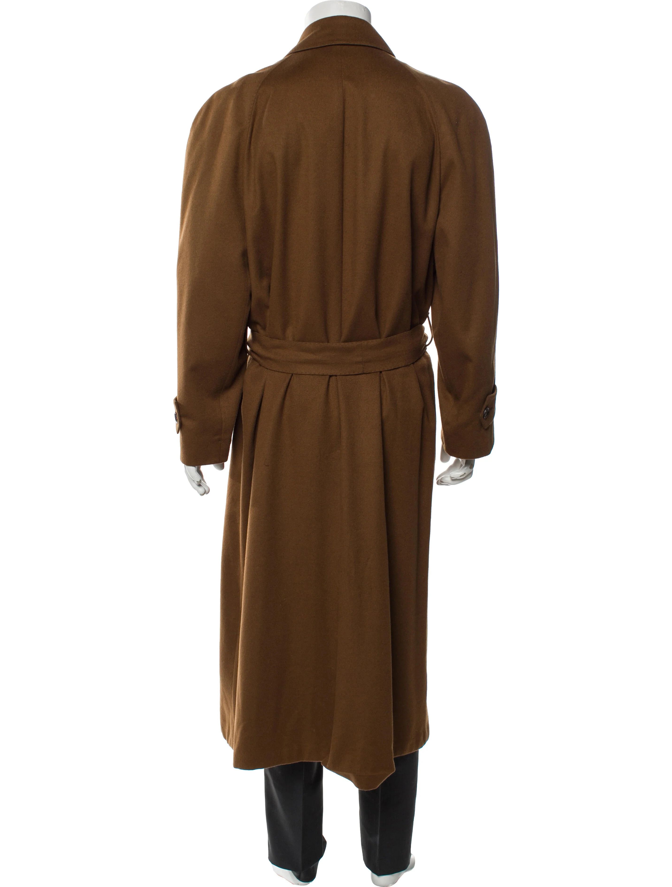 Ermenegildo Zegna Wool Cashmere Trench Coat Size US L / EU 52-54 / 3 - 3 Thumbnail