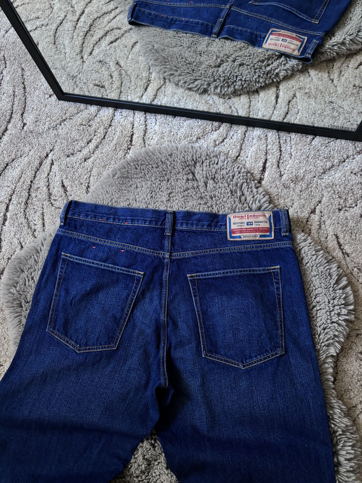 Diesel × Diesel Black Gold Diesel D-Macs 2010 jeans baggy fit blue denim pants Size US 36 / EU 52 - 7 Thumbnail