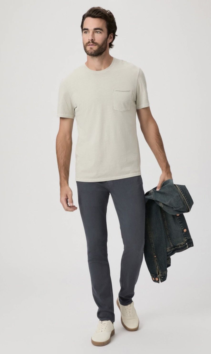 Paige Transcend Lennox 32” Slim Jean ‘Pewer Stone’ Size US 32 / EU 48 - 1 Thumbnail