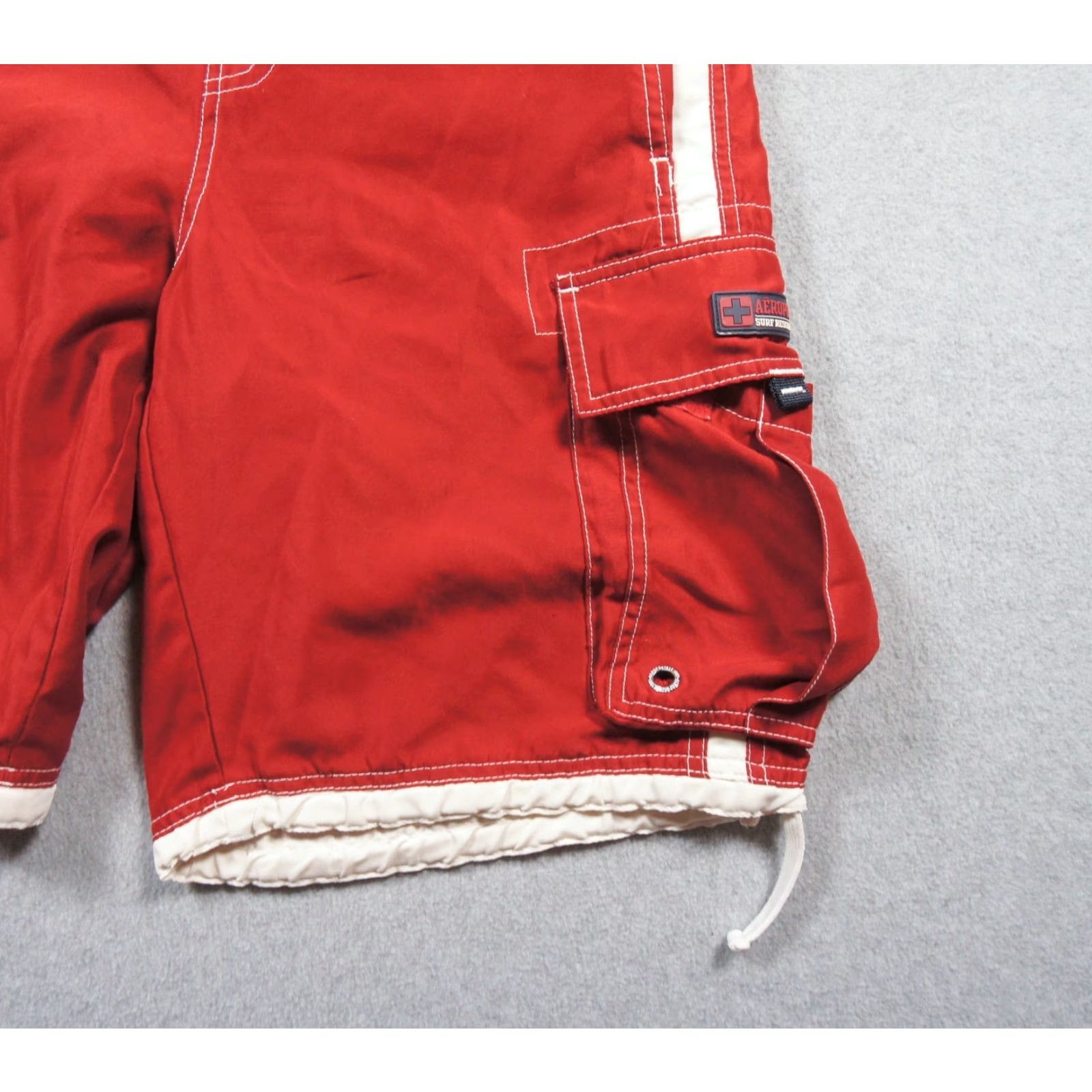 Vintage VINTAGE Aeropostale Shorts Mens 34 Red Boardshorts Swim Cargo Pockets Y2K Adult Mens Size US 34 / EU 50 - 2 Thumbnail