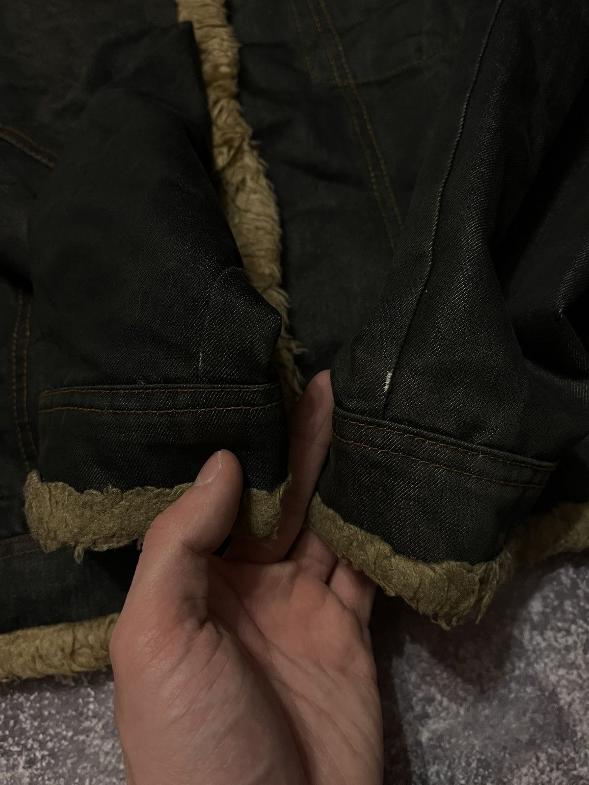 Hysteric Glamour × If Six Was Nine × Le Grande Bleu (L.G.B.) If Six Was Nine style MCM denim fur jacket Y2K Size US S / EU 44-46 / 1 - 5 Thumbnail