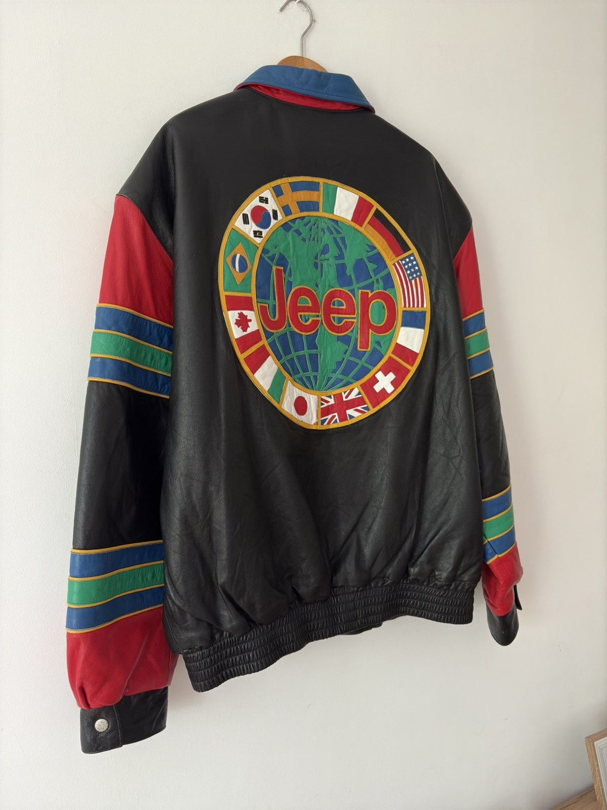 Designer × Jeff Hamilton × Vintage Jeff Hamilton Jeep Limited Edition Leather Jacket XL Size US XL / EU 56 / 4 - 9 Thumbnail