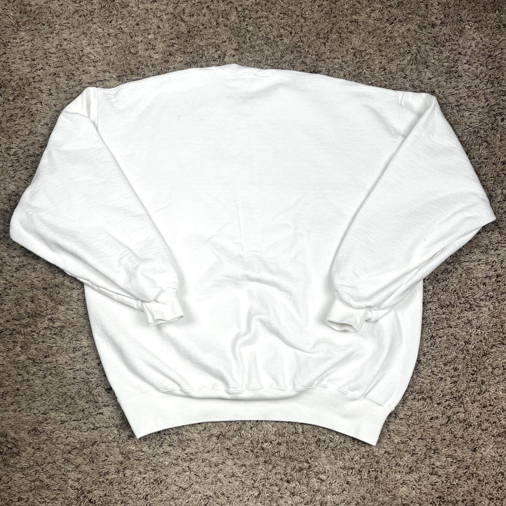 Jerzees VINTAGE Jerzees Sweatshirt Crewneck XL White 90s Abercrombie Graphic Pullover Mens Women Unisex Adults Size US XL / EU 56 / 4 - 3 Thumbnail