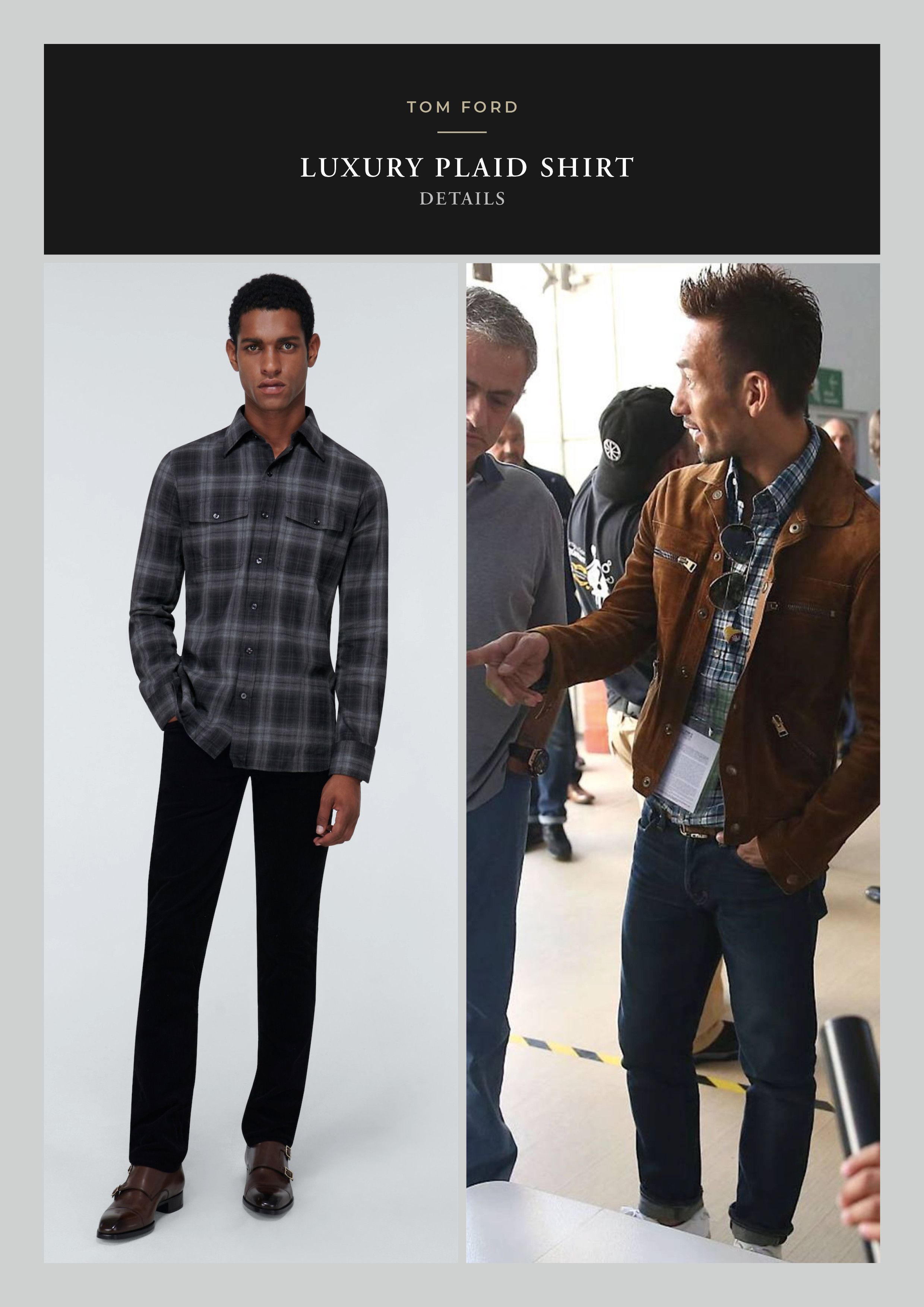 Tom Ford Ultimate $800 TOM FORD Plaid Shirt, Great Fit and Details Size US M / EU 48-50 / 2 - 7 Thumbnail