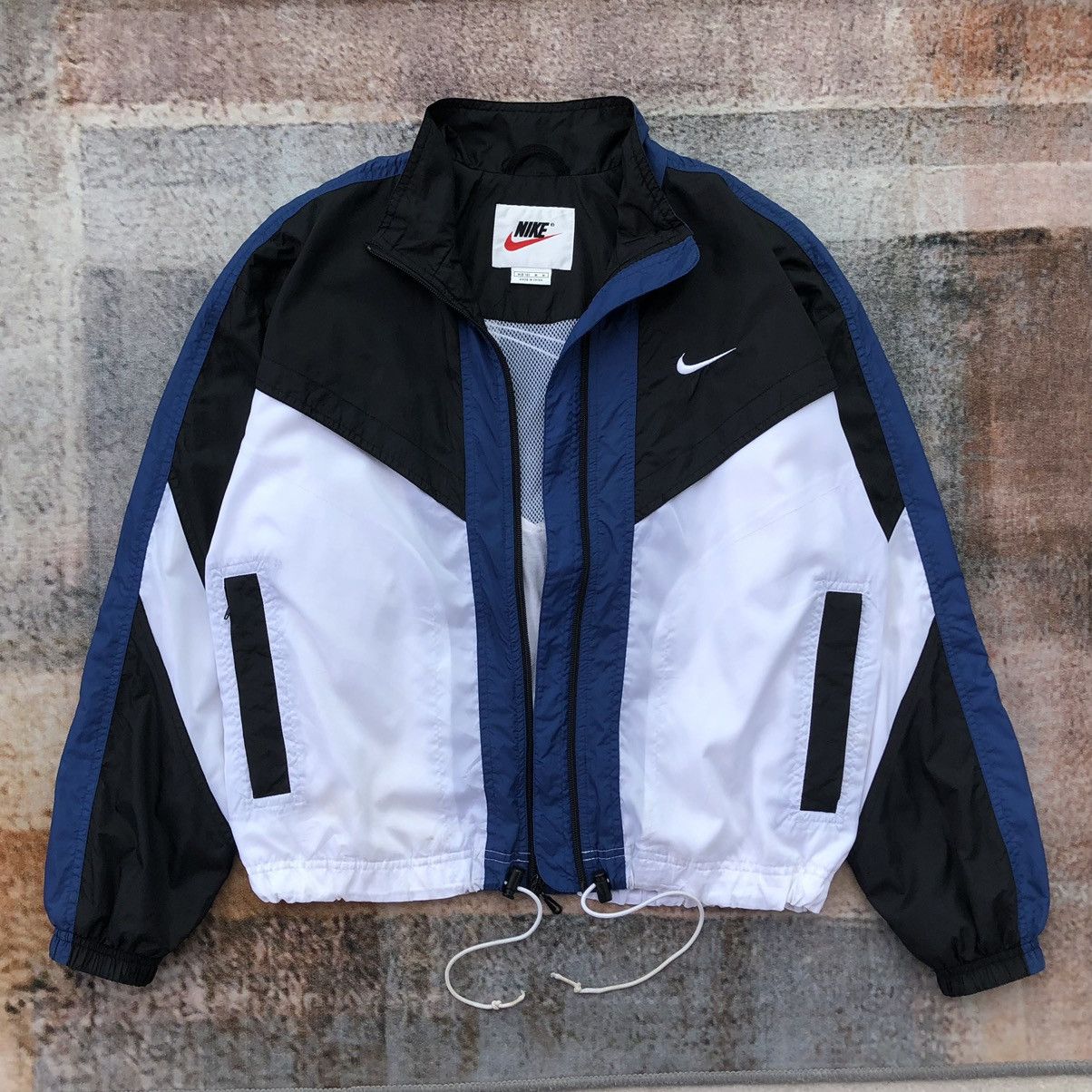 Nike Vintage 90s NIKE Swoosh Windbreaker Women Jacket Size M / US 6-8 / IT 42-44 - 5 Thumbnail