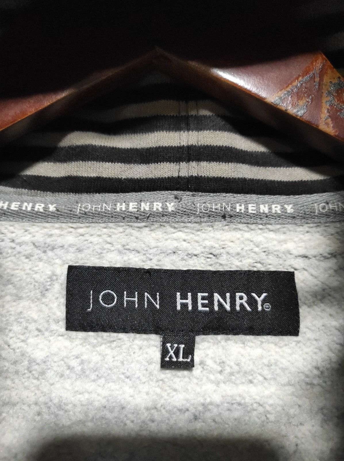 John Henry John Hendry stripe zip fur hoodie ifsix LGB style Size US XL / EU 56 / 4 - 12 Thumbnail