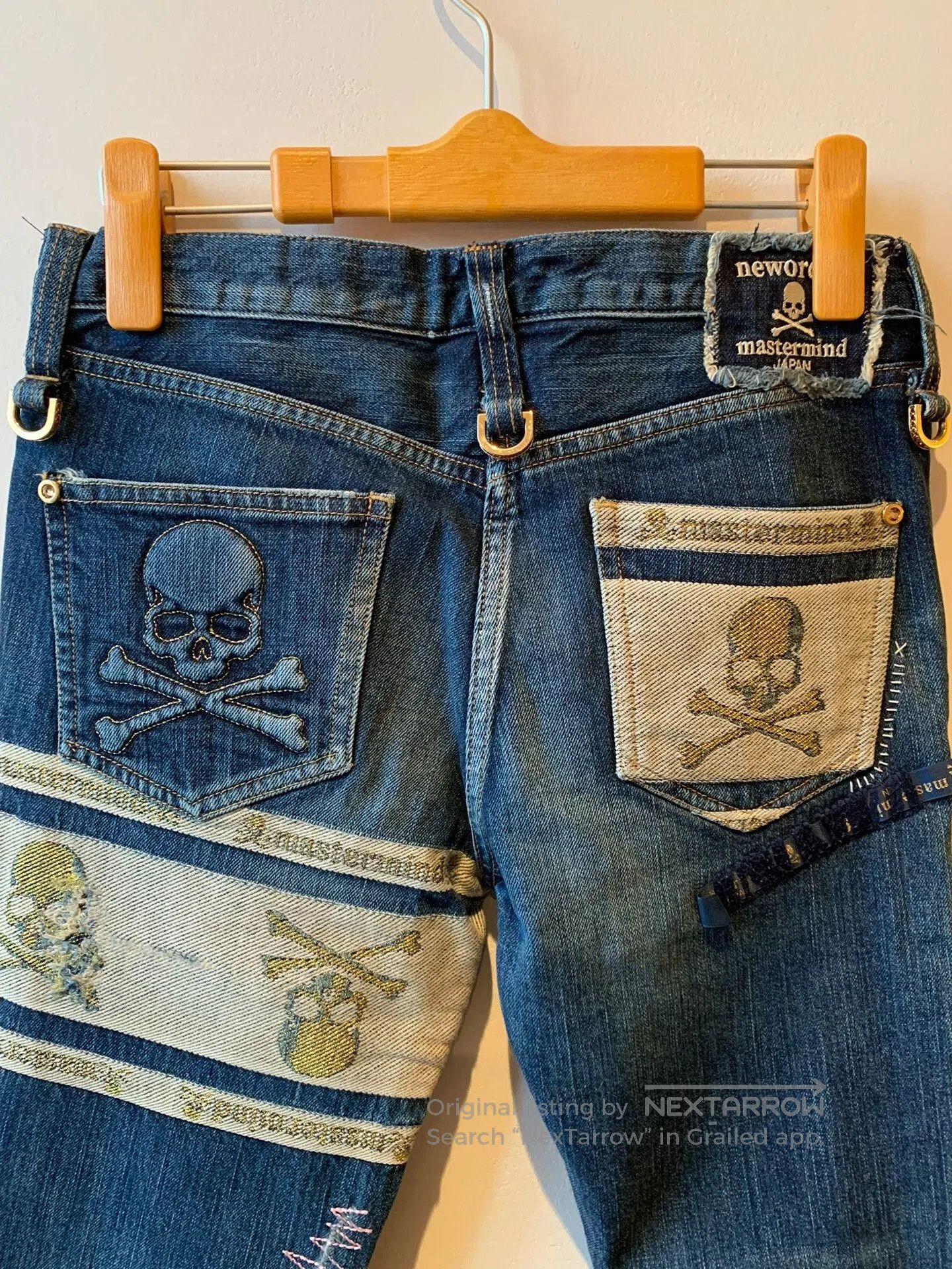 Other Mastermind Japan Blue Denim Jeans. Size 25" / US 0 / IT 36 - 4 Thumbnail