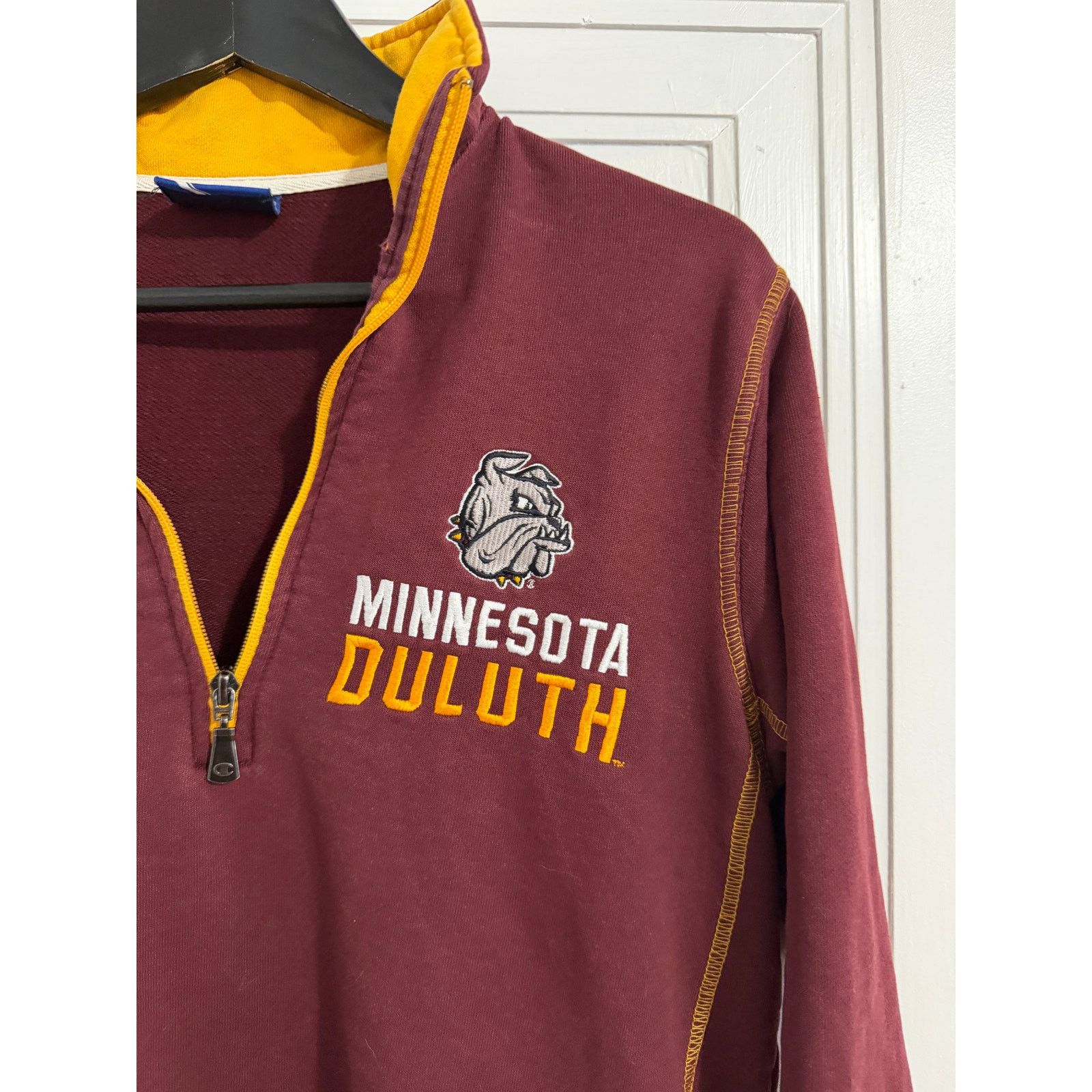 Champion UMD Bulldogs Stitched Champion 1/4-Zip Sweatshirt Size Small Size US S / EU 44-46 / 1 - 2 Thumbnail