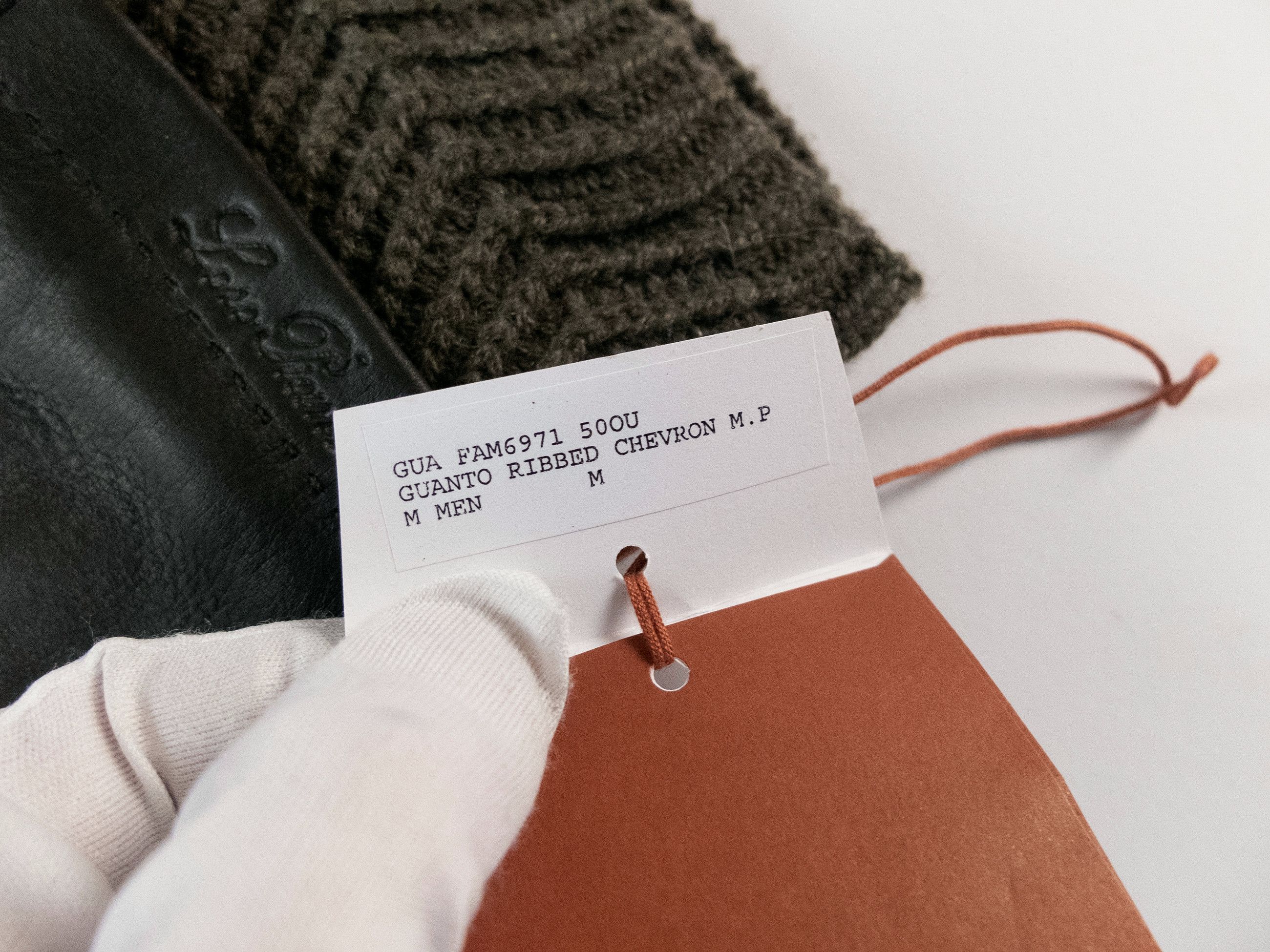 Loro Piana LORO PIANA green deer leather & baby cashmere gloves Medium Size ONE SIZE - 4 Thumbnail