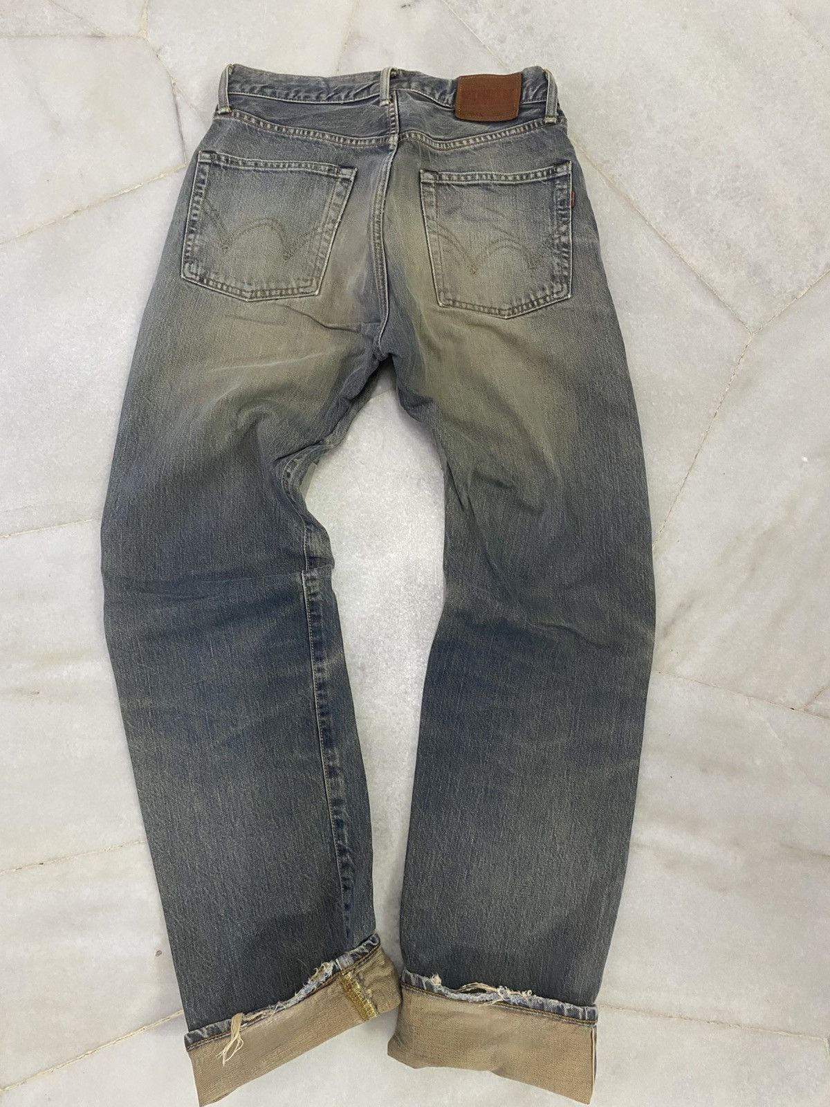 Edwin Size 29x32 Vintage Edwin 505x Distressed Denim Jeans Size US 29 - 19 Thumbnail