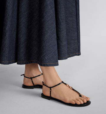 Dior o1w1db10625 C'est Dior Thong Sandals in Black Size US 10 / IT 40 - 5 Thumbnail