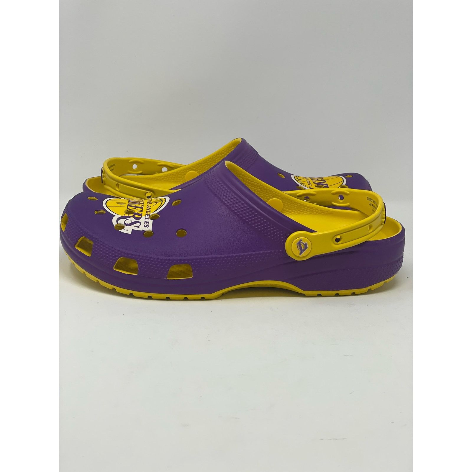 Crocs CROCS NBA Los Angeles Lakers Classic Clogs NEW Men’s Size 10 Size US 10 / EU 43 - 4 Thumbnail