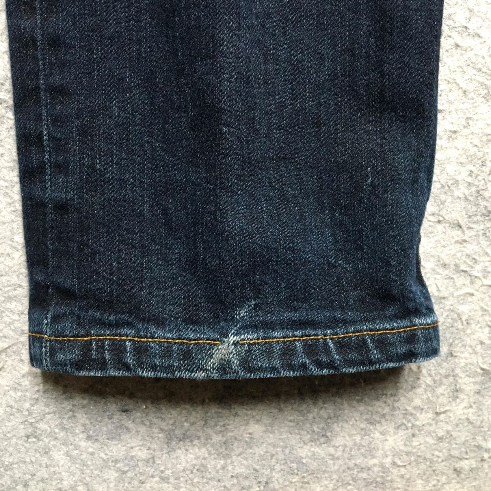 Vintage Naked & Famous Weird Guy Jeans Mens 32x32 Blue Stretch Selvedge Denim Pants Size US 32 / EU 48 - 4 Thumbnail