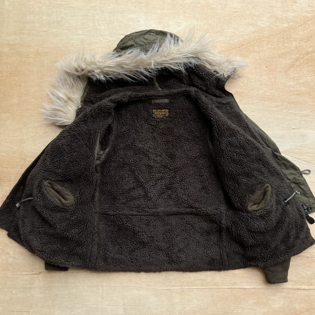Japanese Brand RNA FUR TYPE AF 1003 BOMBER LIKE ALPHA INDUSTRIES Size M / US 6-8 / IT 42-44 - 6 Thumbnail