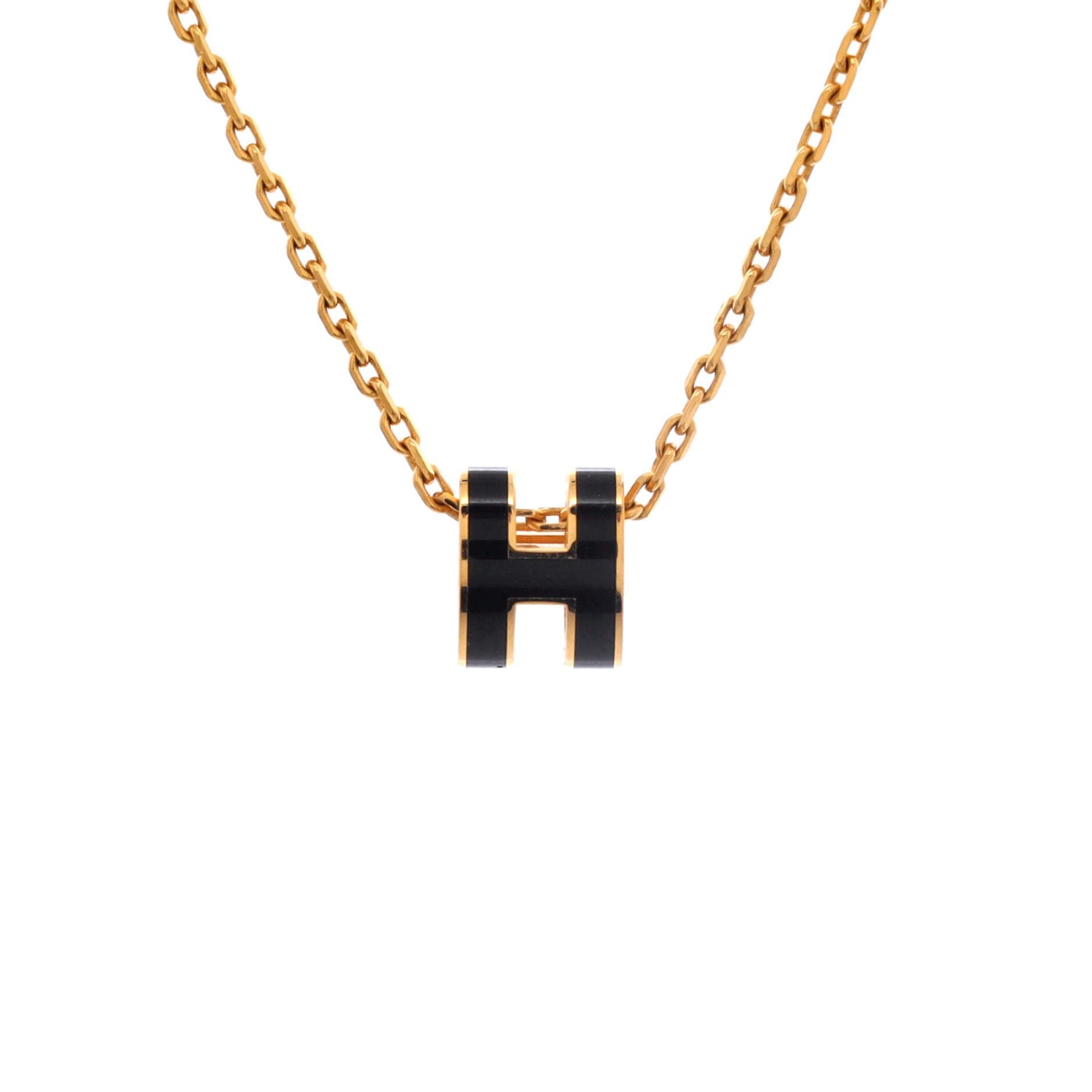 Hermes Pop H Pendant Chain Necklace Size ONE SIZE - 1 Thumbnail