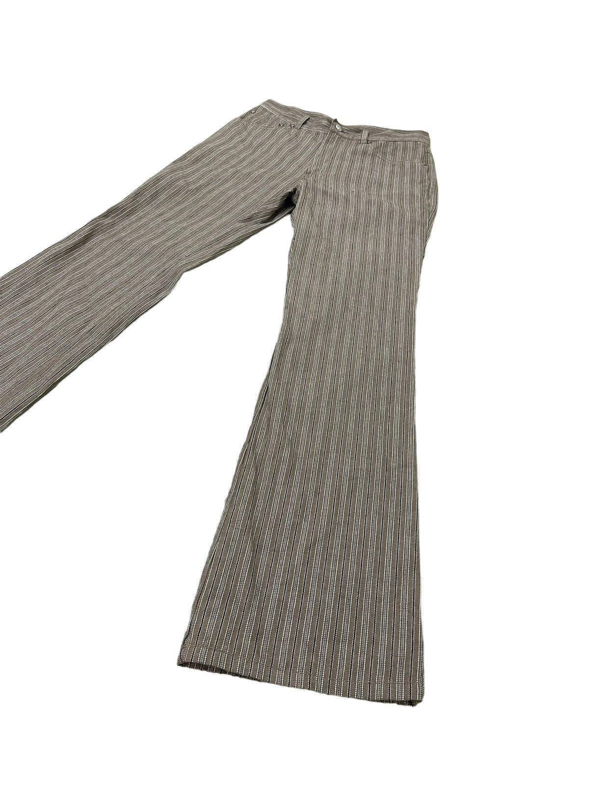 Japanese Brand Flare Jeans Countdown Japan Striped Boot Cut 8🟦5 Size US 29 - 11 Thumbnail