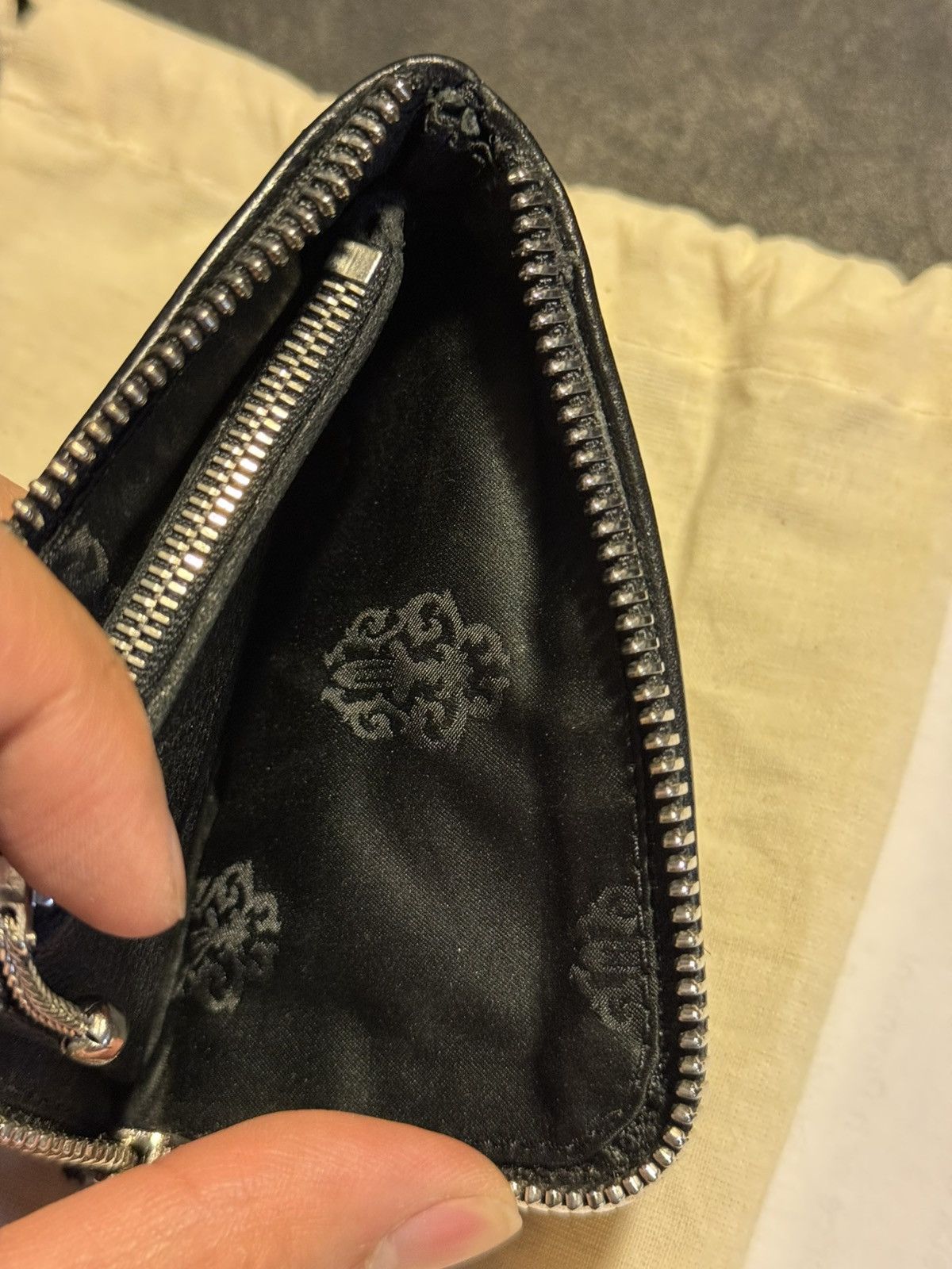 Chrome Hearts Chrome Hearts Cross Patch Zip Wallet Size ONE SIZE - 7 Thumbnail