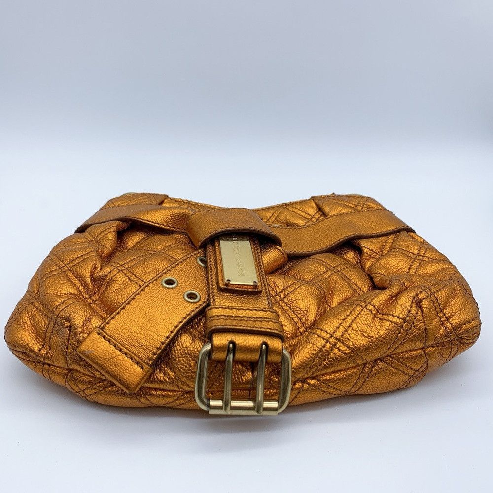 Marc Jacobs MARC JACOBS Quilted Kristina Metallic Orange Crossbody Bag Size ONE SIZE - 3 Thumbnail