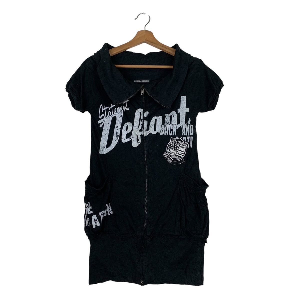 GHOST OF HARLEM Gotic Fashion Short Sleeve Sweater #0371-C17